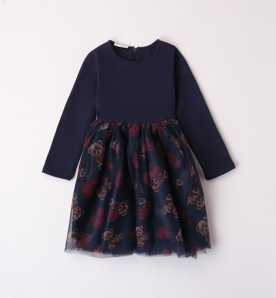 Dress with tulle for girls BLUE Sarabanda
