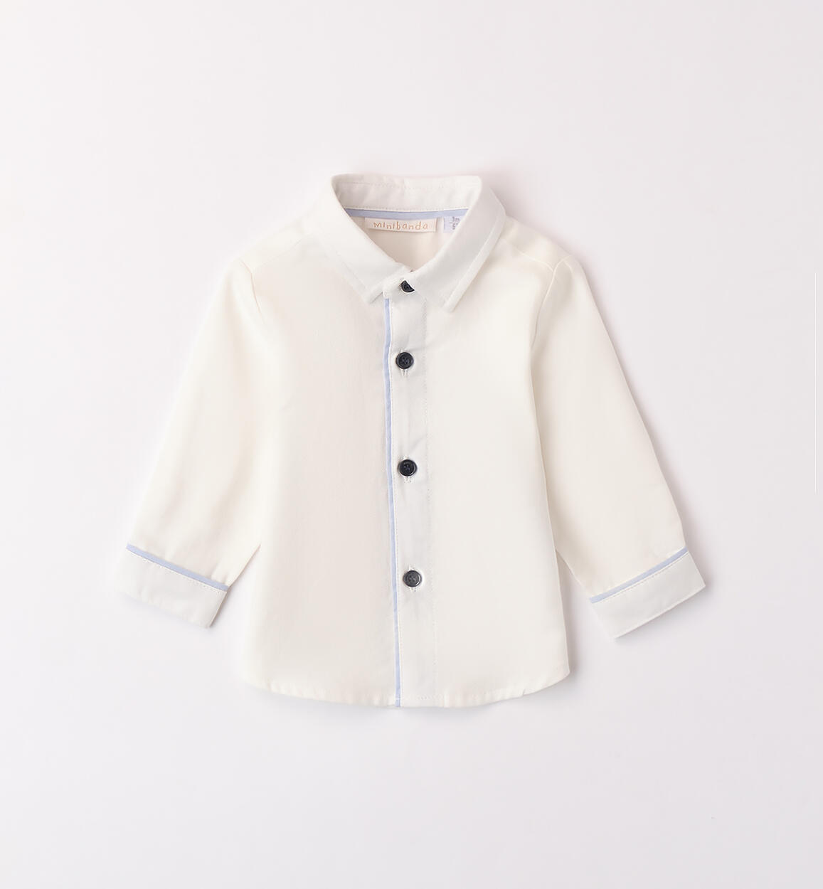 Camicia neonato PANNA Minibanda