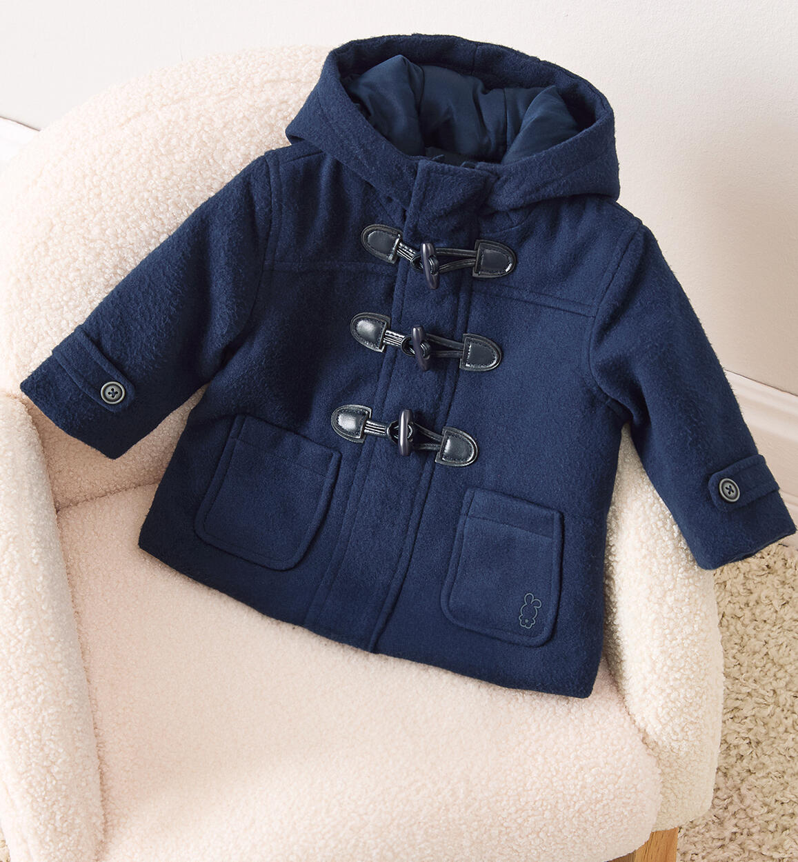 Cappotto elegante neonato BLU iDO