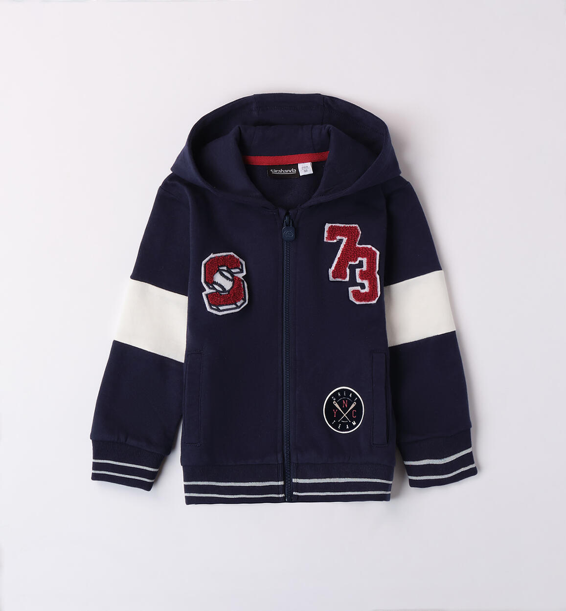 Felpa bambino 100% cotone BLU Sarabanda