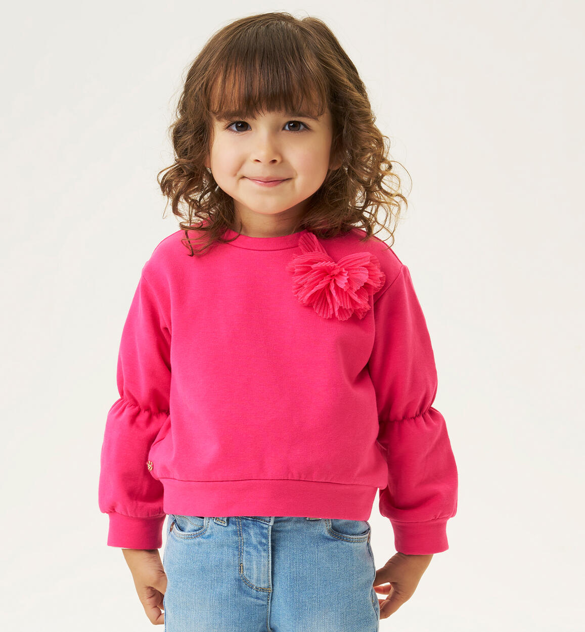 Fuchsia sweatshirt for girls FUCHSIA Sarabanda