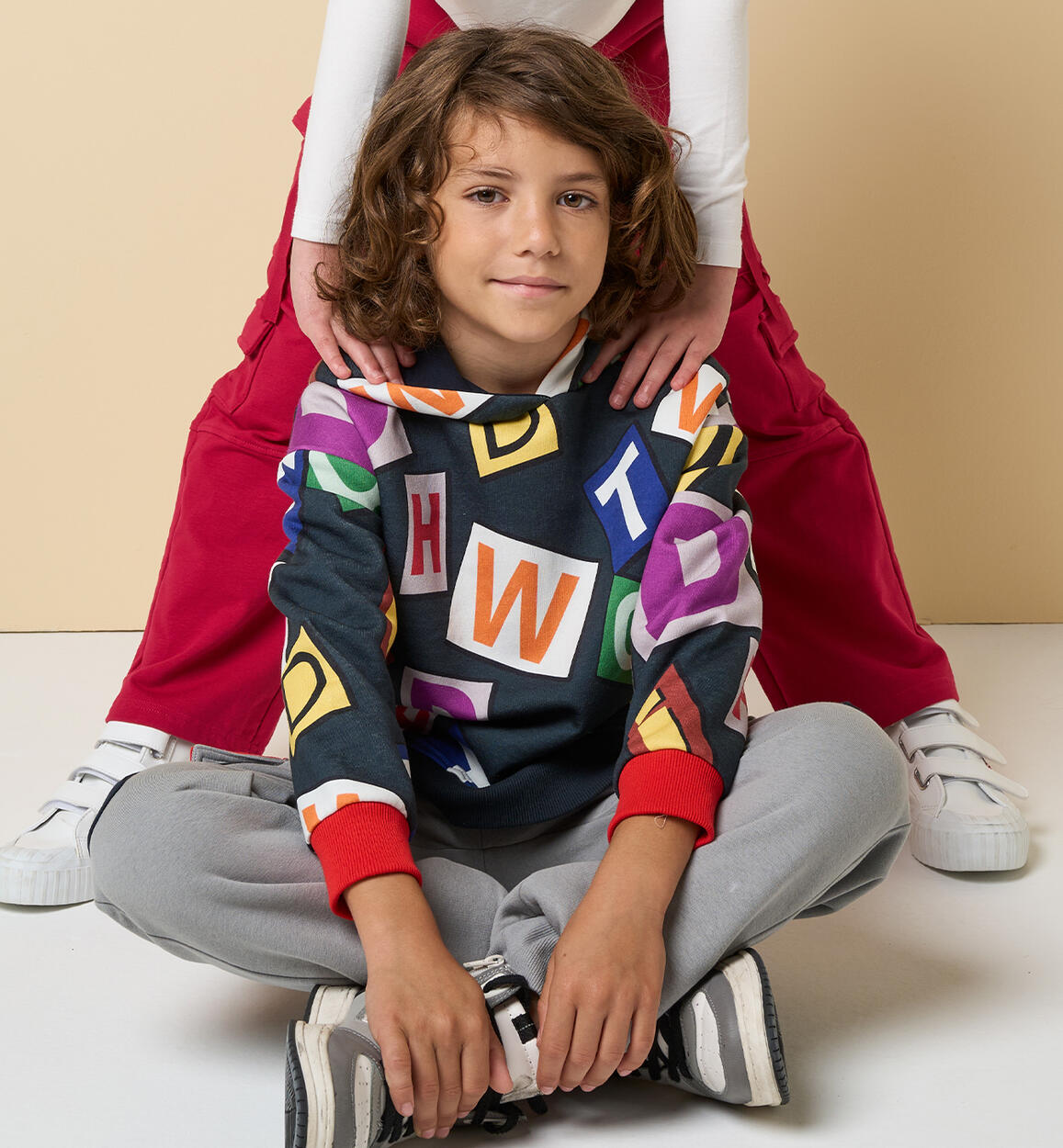 Felpa iDO per bambino GRIGIO iDO
