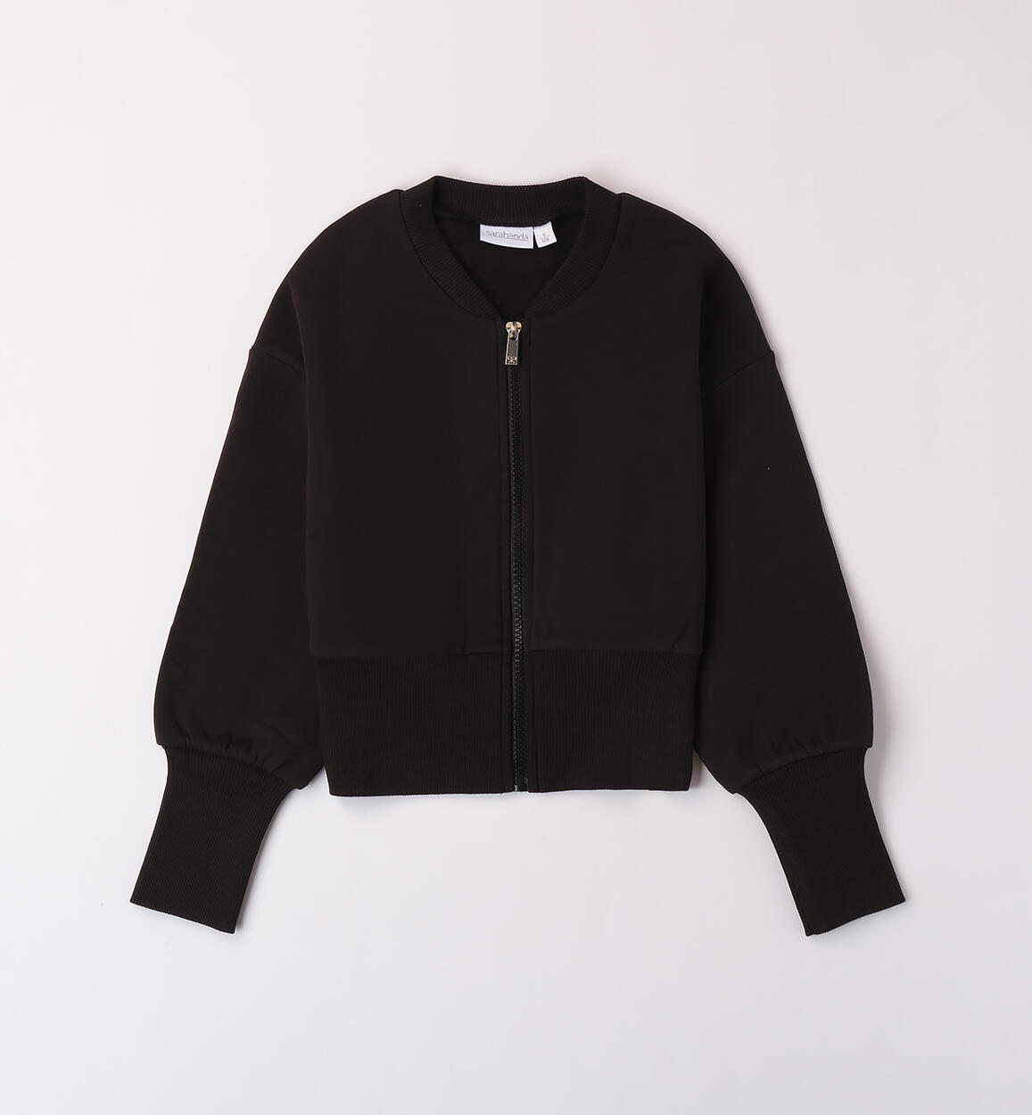Zip-up sweatshirt for girls BLACK Sarabanda