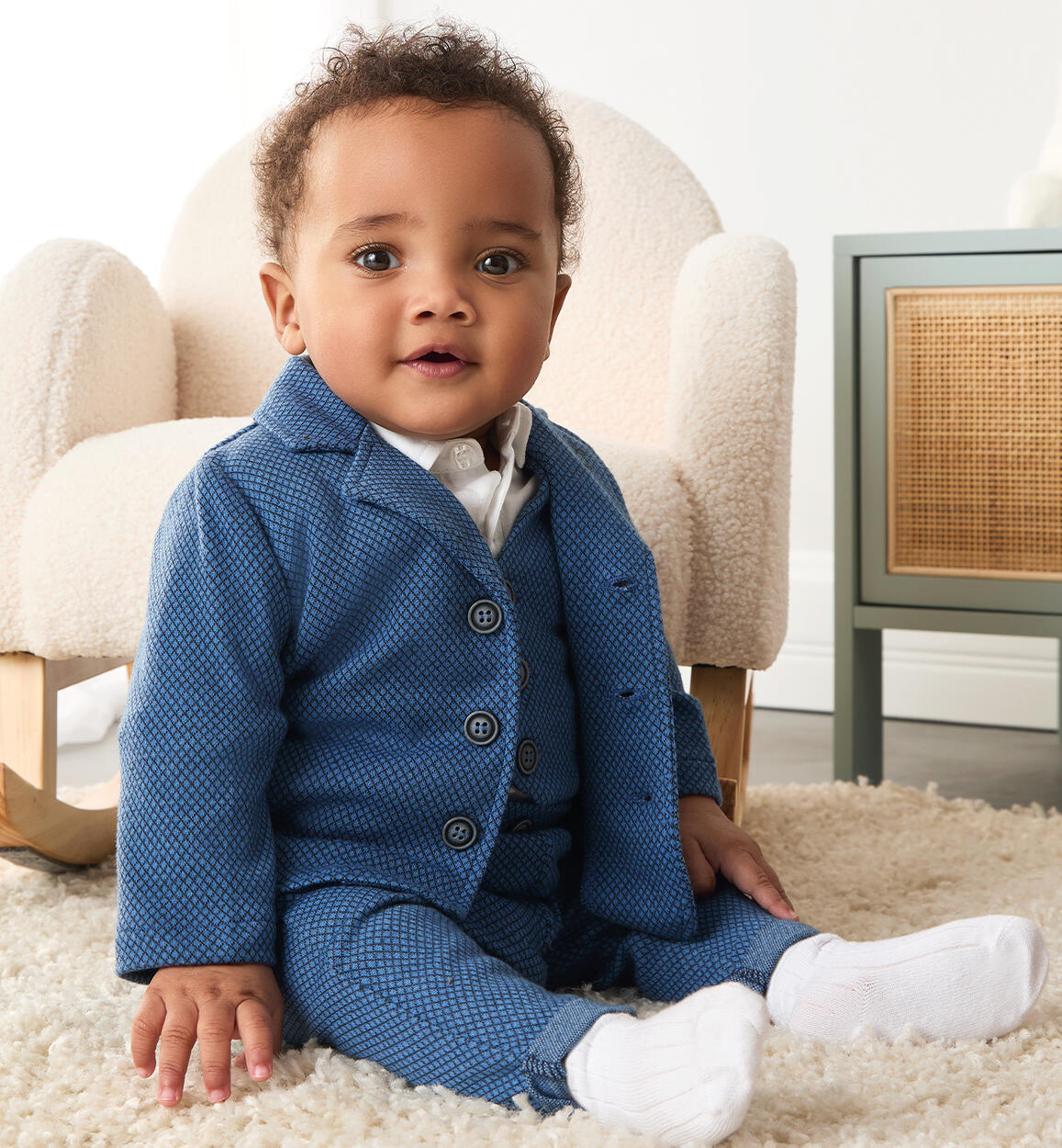 Giacca elegante neonato BLU iDO