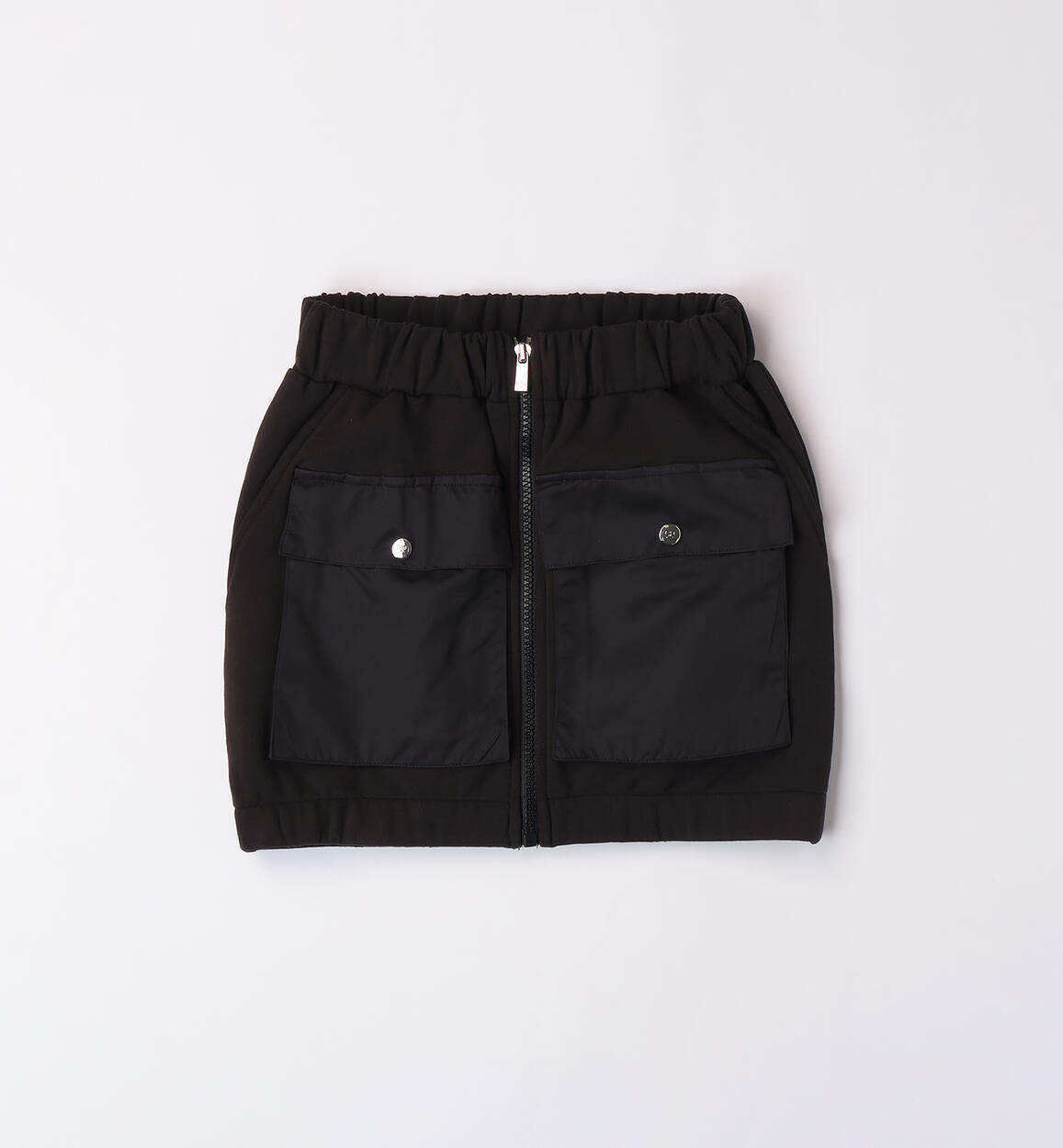 Skirt with zip for girls BLACK Sarabanda