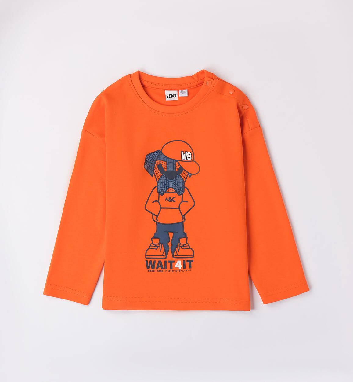 Maglietta bambino con Box ARANCIONE iDO
