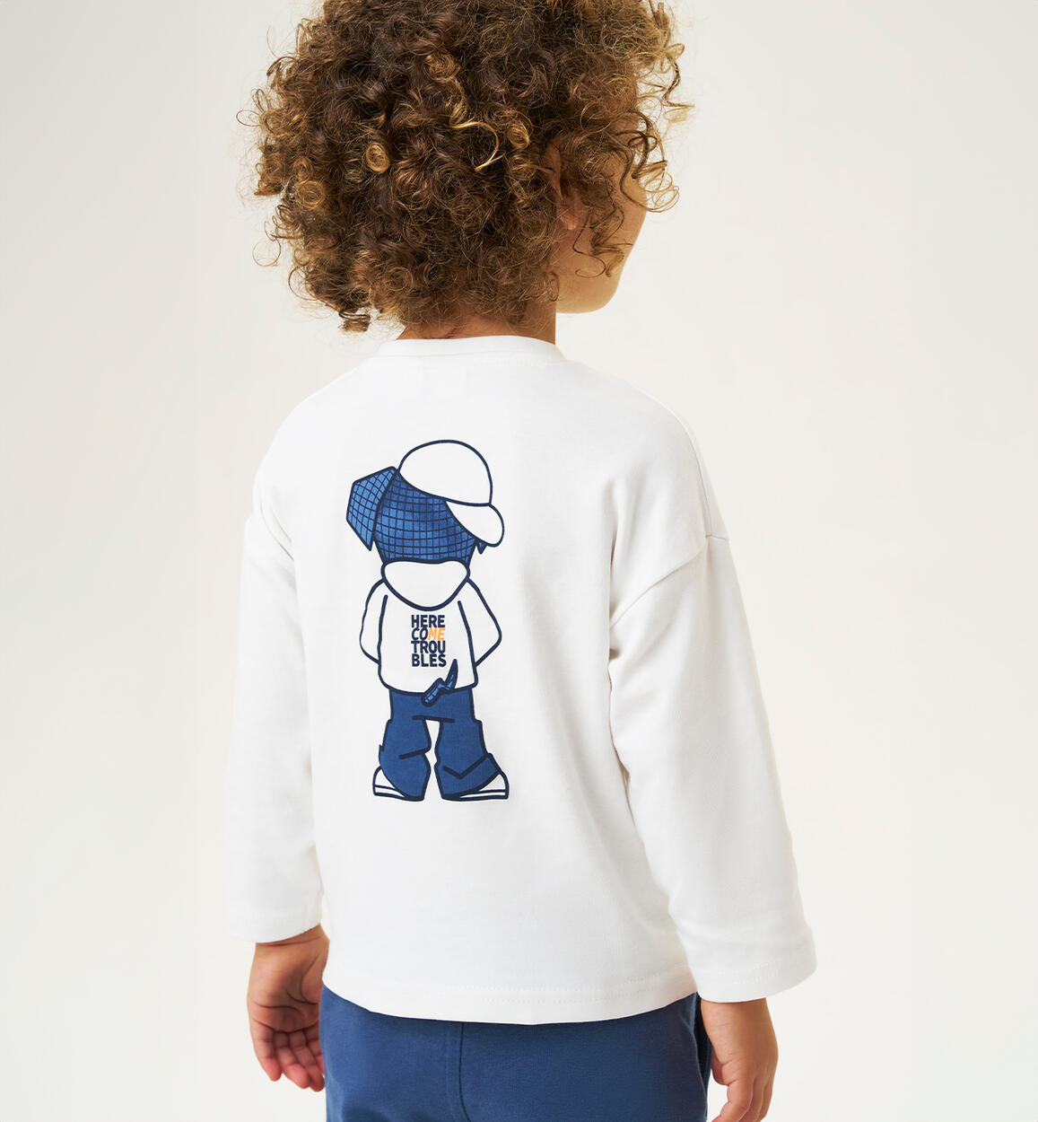 Maglietta bambino con Box PANNA iDO