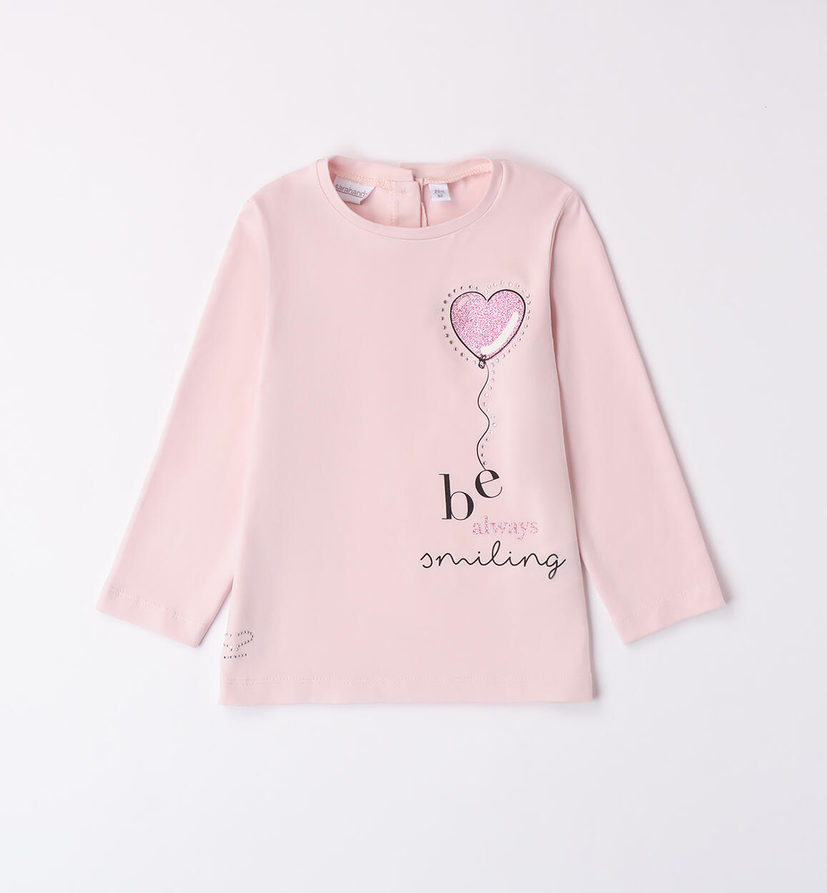 Long sleeve t-shirt for girls PINK Sarabanda