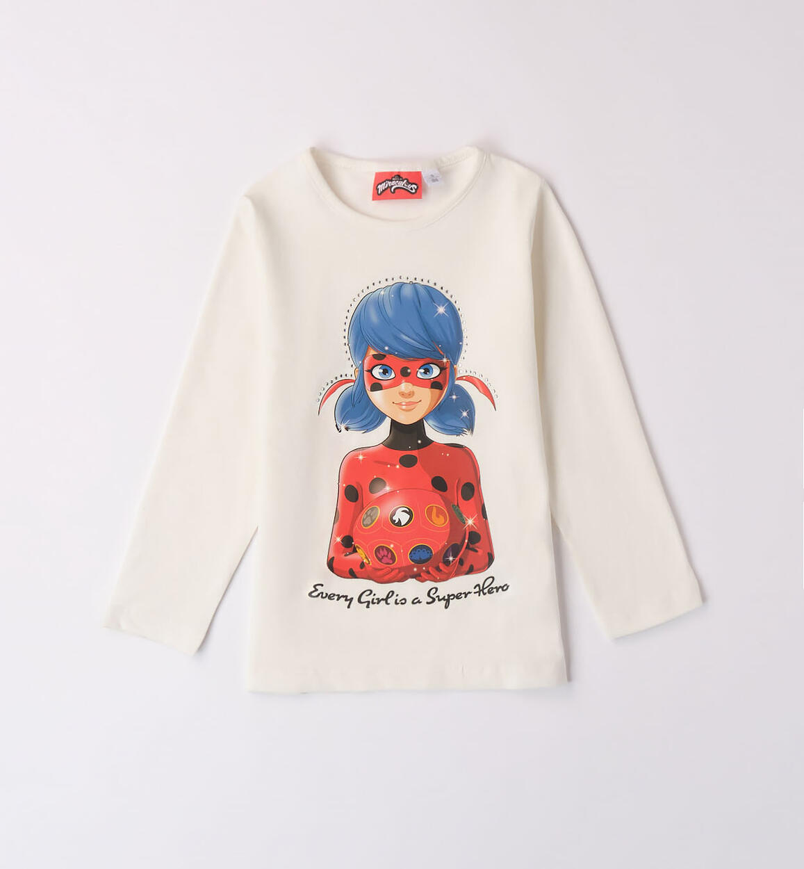 Maglietta panna Miraculous bambina PANNA iDO