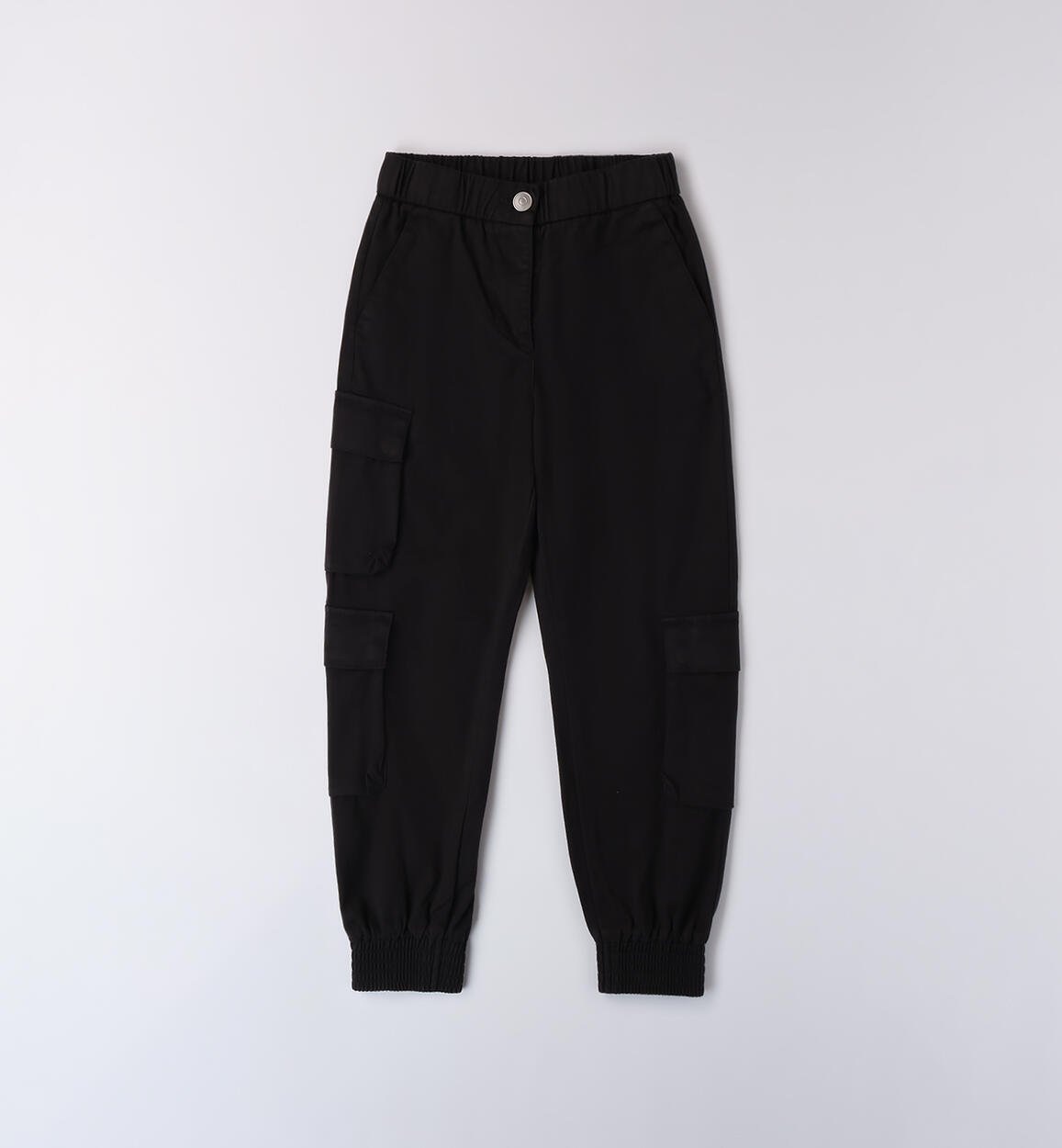 Cargo pants for girls BLACK Sarabanda