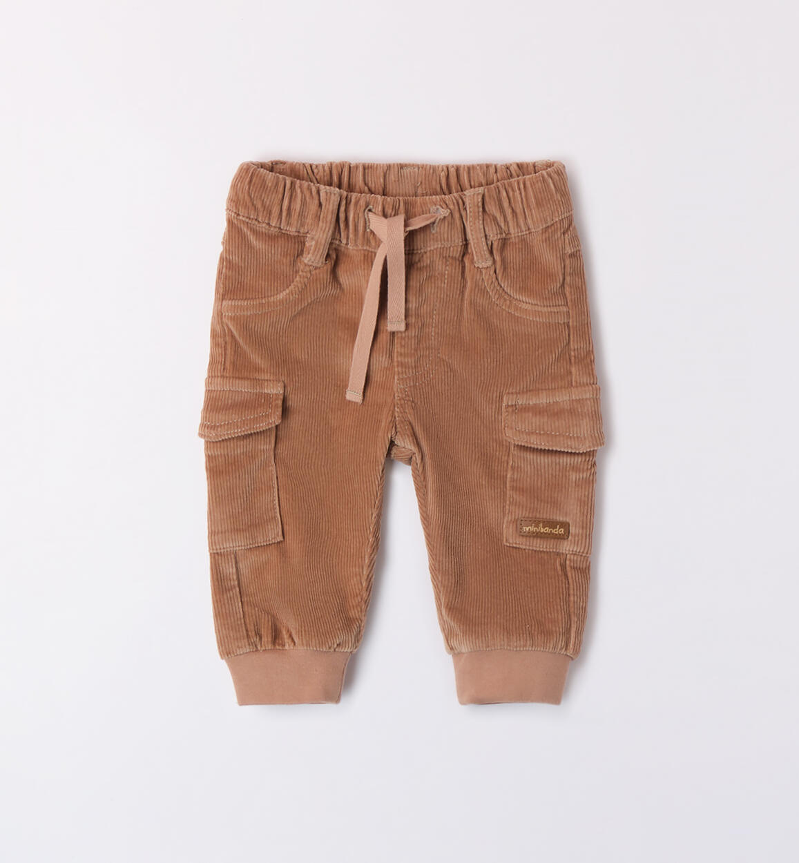 Pantaloni neonato con tasche MARRONE Minibanda