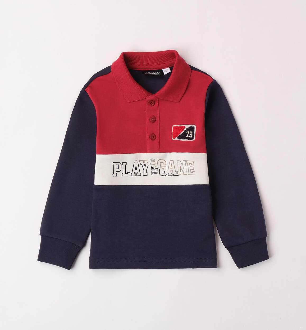 Polo bambino 100% cotone ROSSO Sarabanda