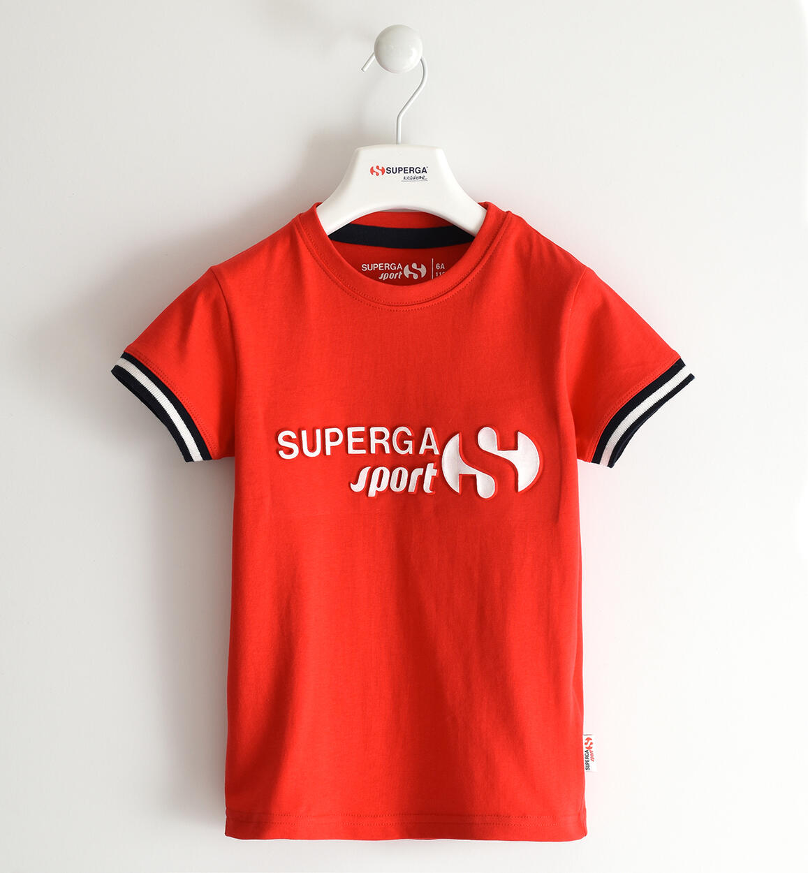 Superga T-shirt per bambino ROSSO SUPERGA