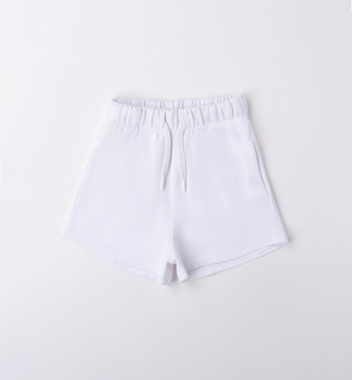 Pantalone corto 100% cotone bambina Superga BIANCO SUPERGA