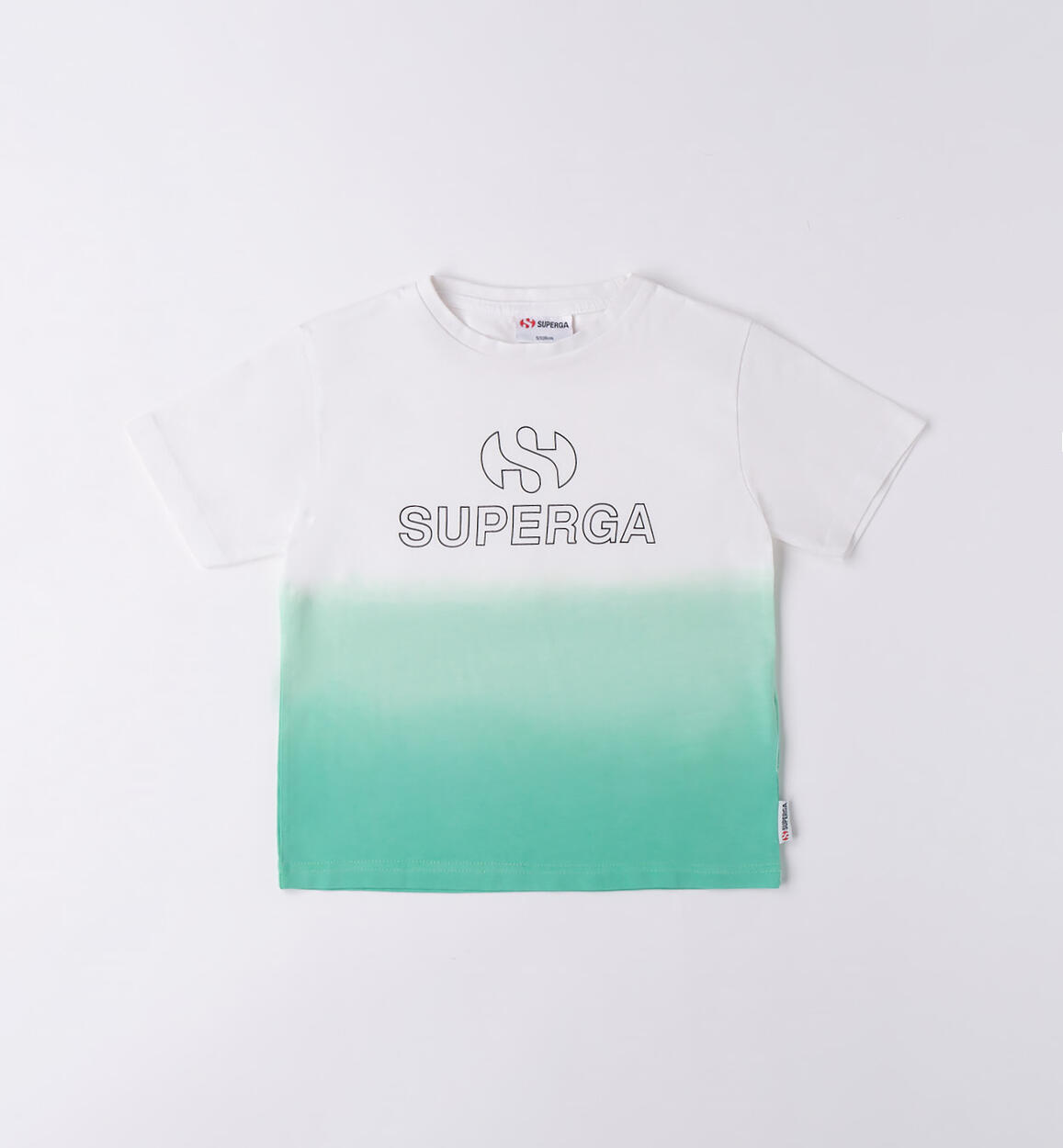 T-shirt bambina 100% cotone Superga VERDE SUPERGA