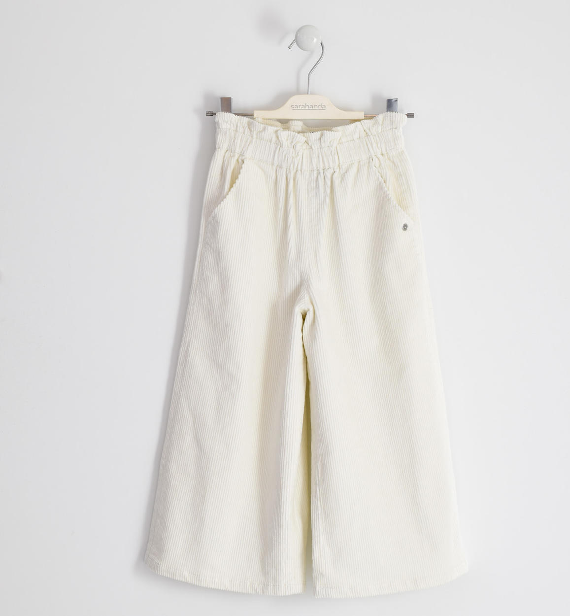 Pantalone palazzo in velluto per bambina da 6 a 16 anni Sarabanda -  PANTALONI - A/I - Bambina