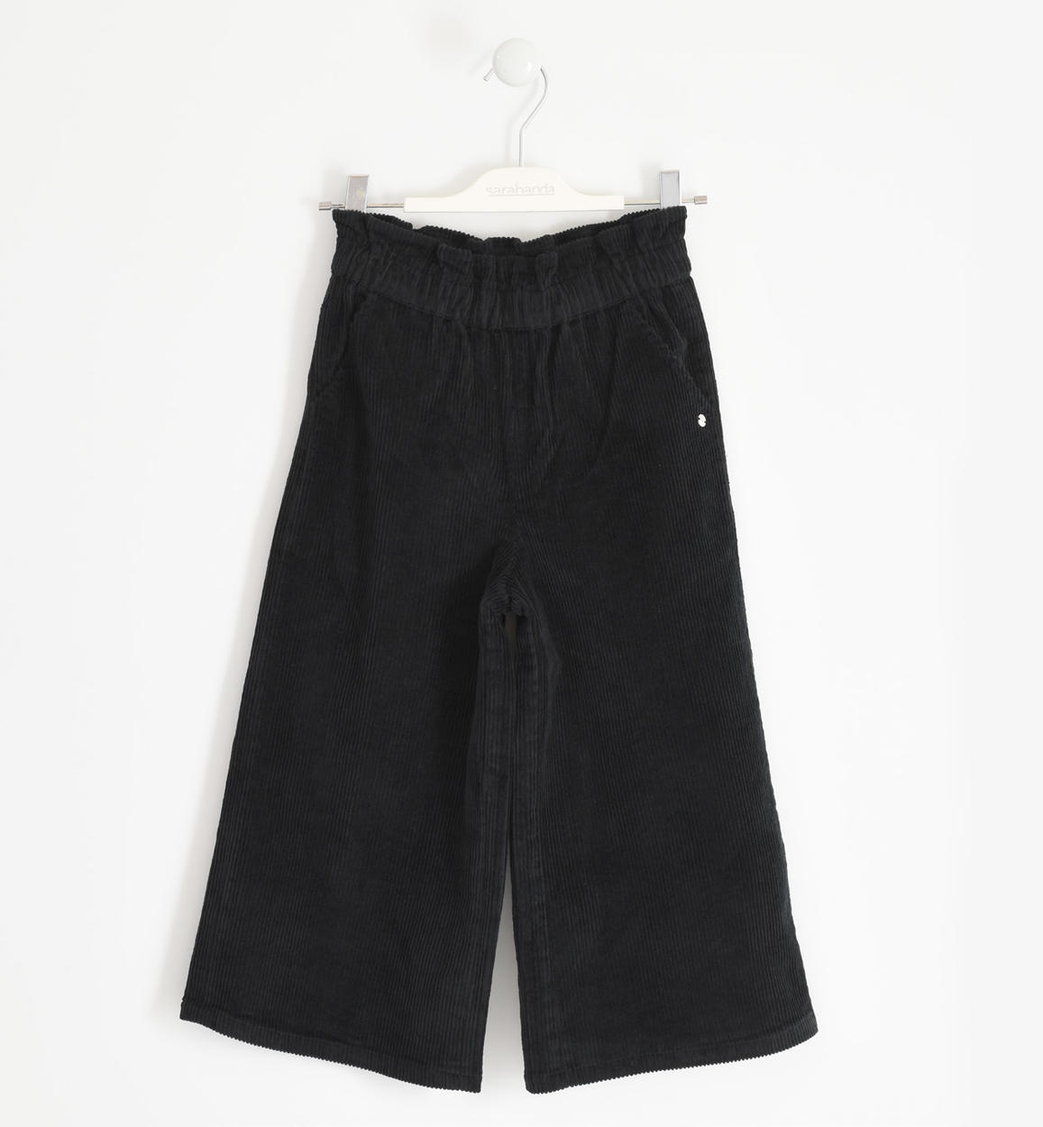 Pantalone palazzo in velluto per bambina da 6 a 16 anni Sarabanda -  PANTALONI - Bambina - Sarabanda