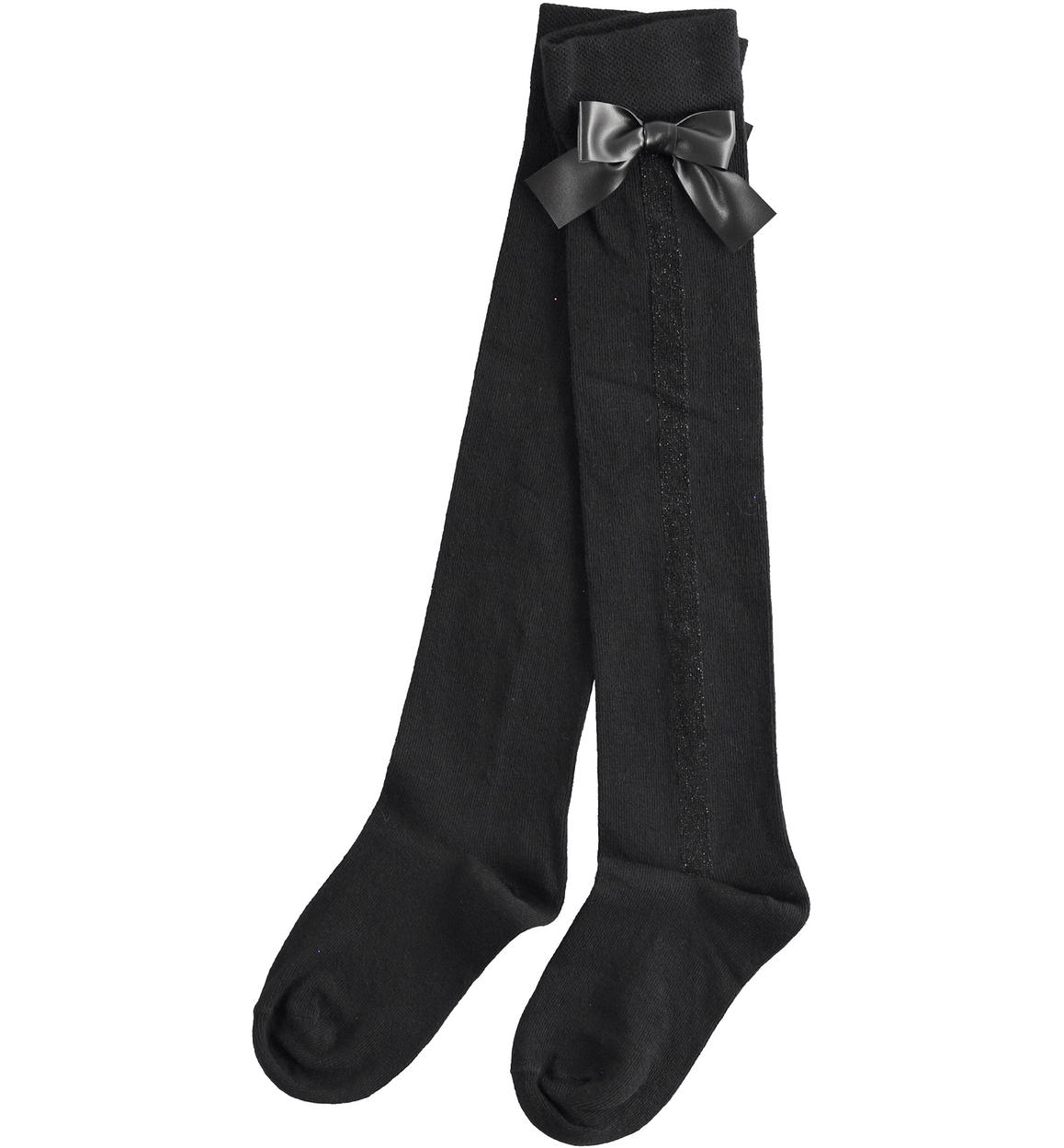 Calzini Alti Bimba Paia Calze Al Ginocchio Con Fiocco In Raso