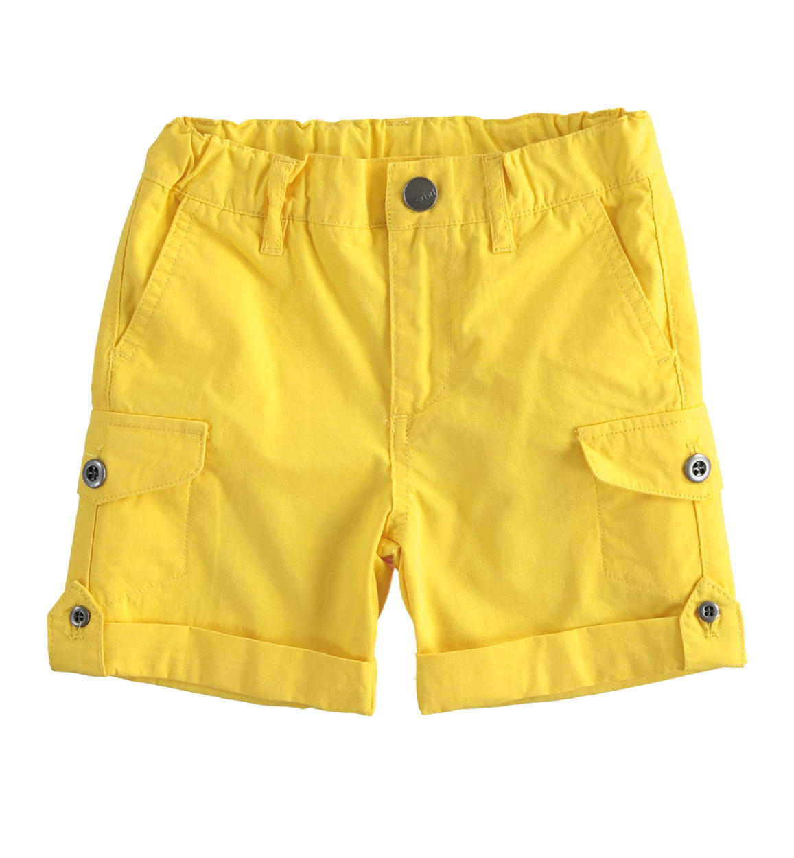 Pantalone corto per bambino con tasche laterali GIALLO Sarabanda