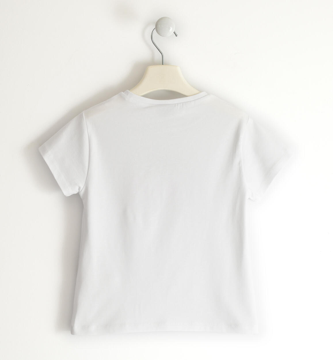 T-shirt ragazza stampa colorata BIANCO-0113 - 2470644000