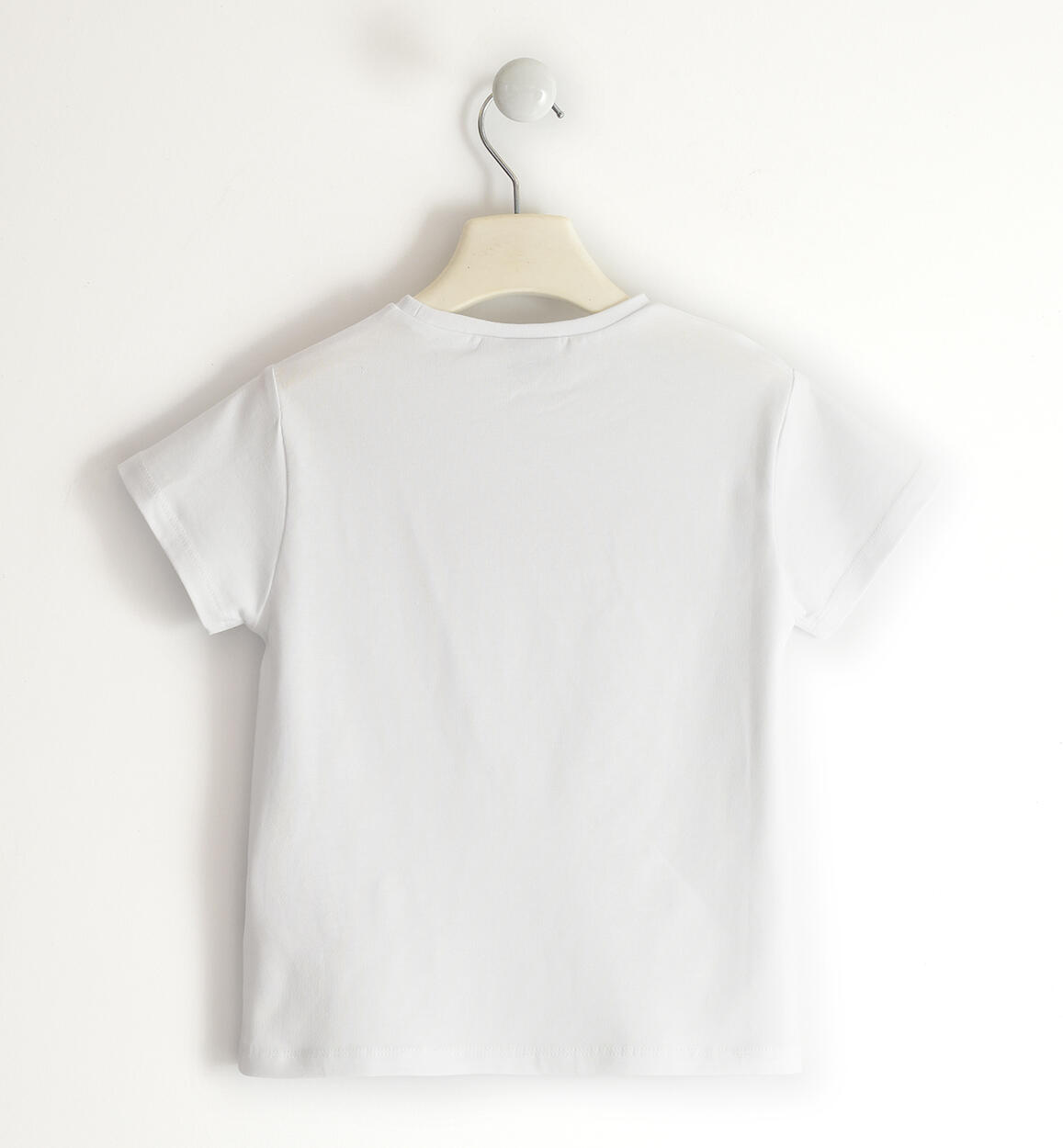 T-shirt ragazza stampa colorata BIANCO-ROSSO-8025 - 2470644000