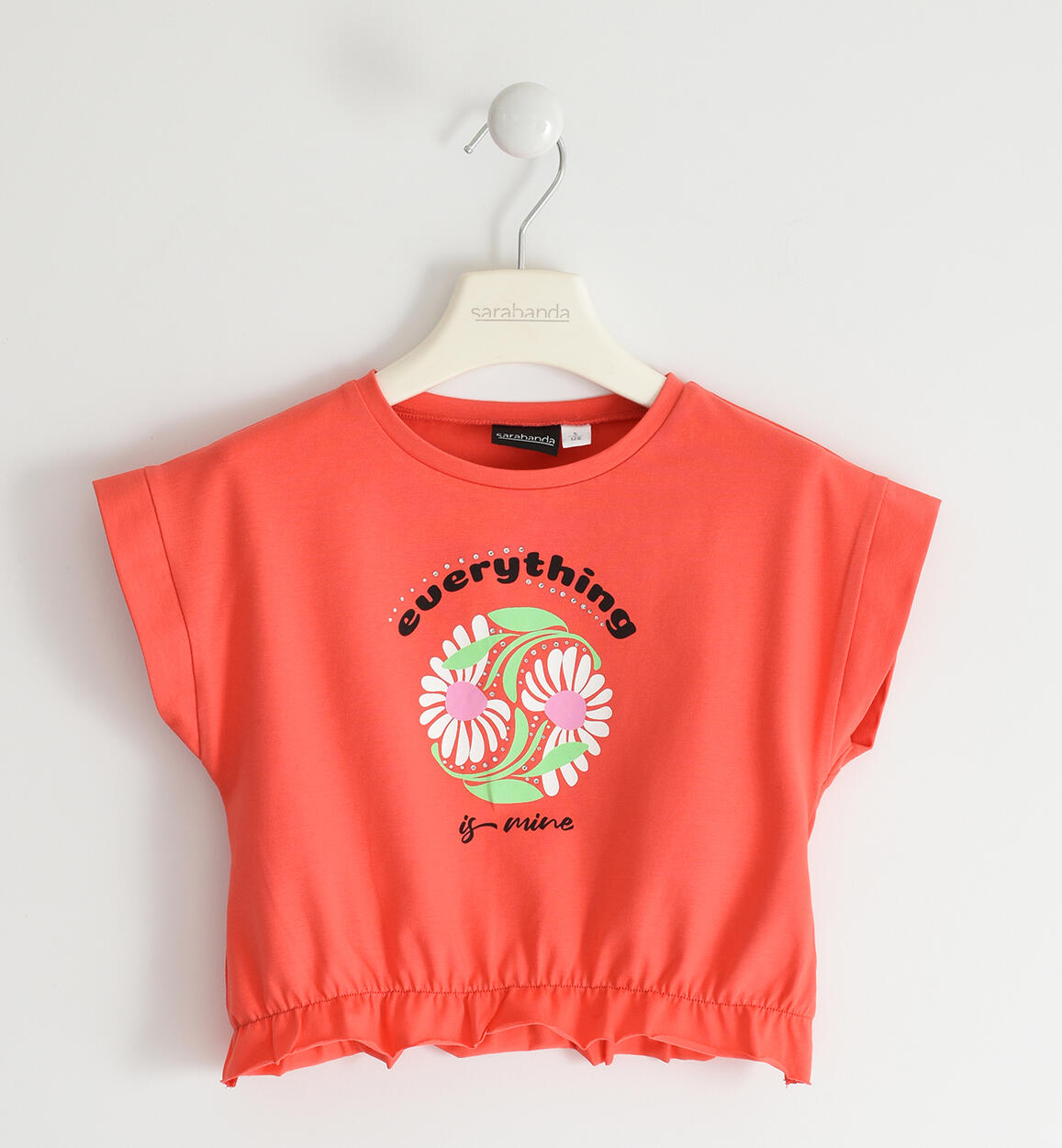 T-shirt ragazza stampe varie ROSSO Sarabanda