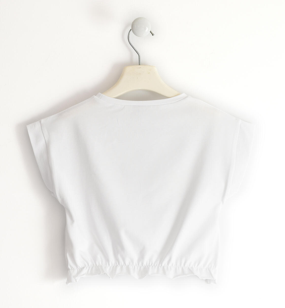 T-shirt ragazza stampe varie BIANCO-NERO-8057 - 2470669000