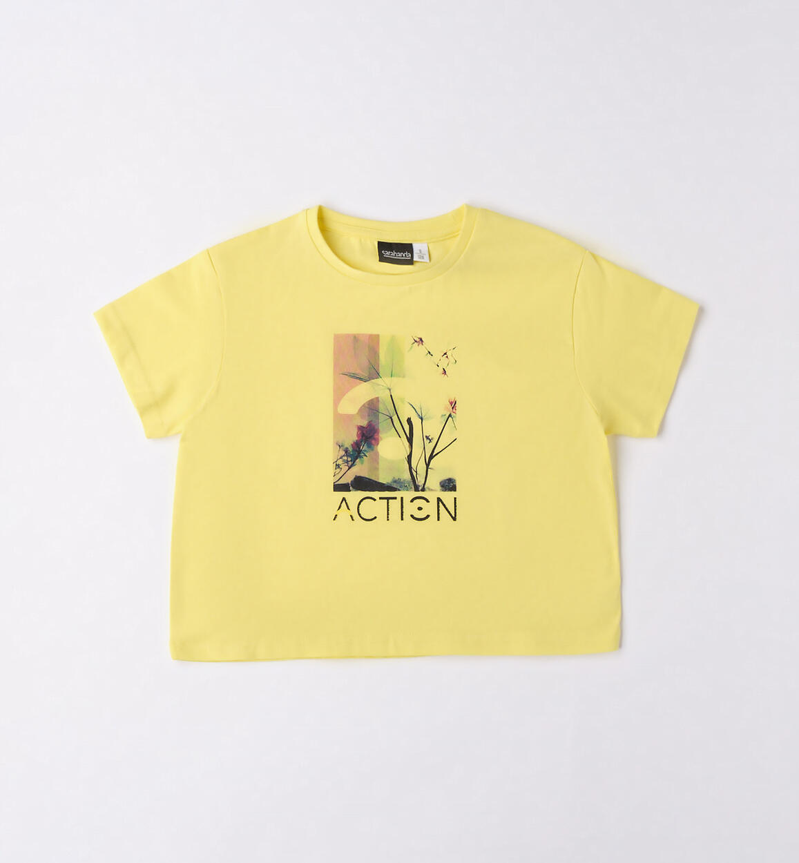 T-shirt ragazza GIALLO Sarabanda