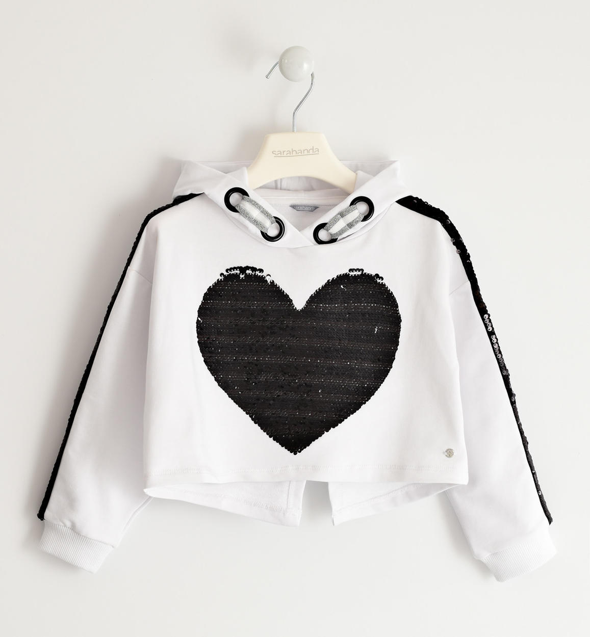 Felpa paillettes sales bambina