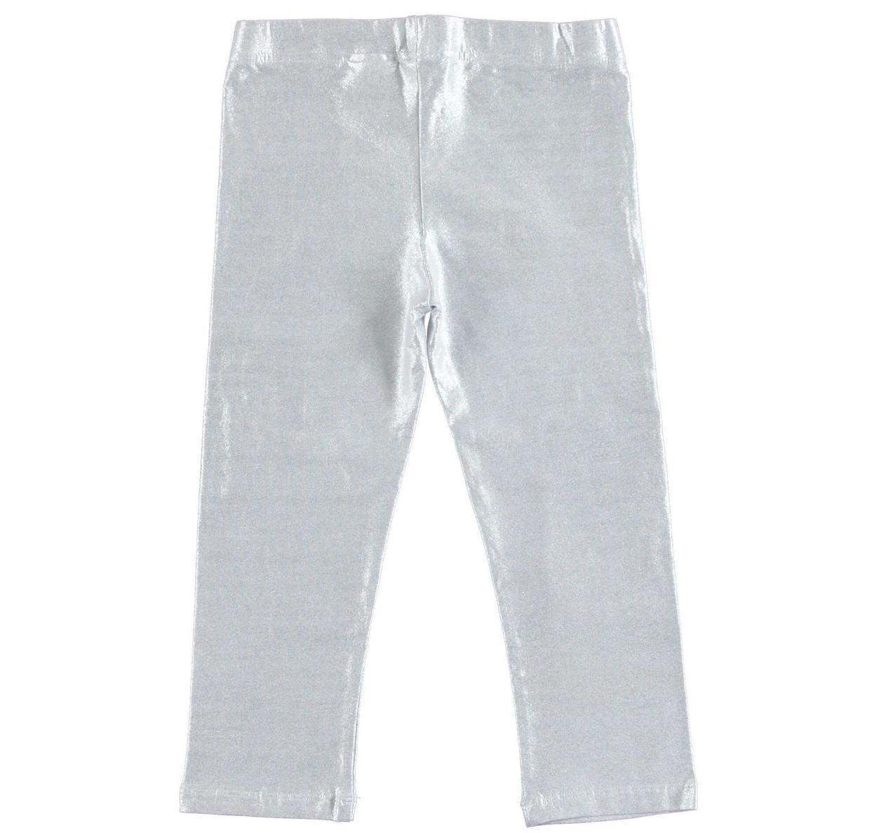 Leggings glitterati in cotone con strappi arricchiti da toppe in pizzo per  bambina da 6 a 16 anni Sarabanda - PANTALONI - 3-16 Anni - Bambina
