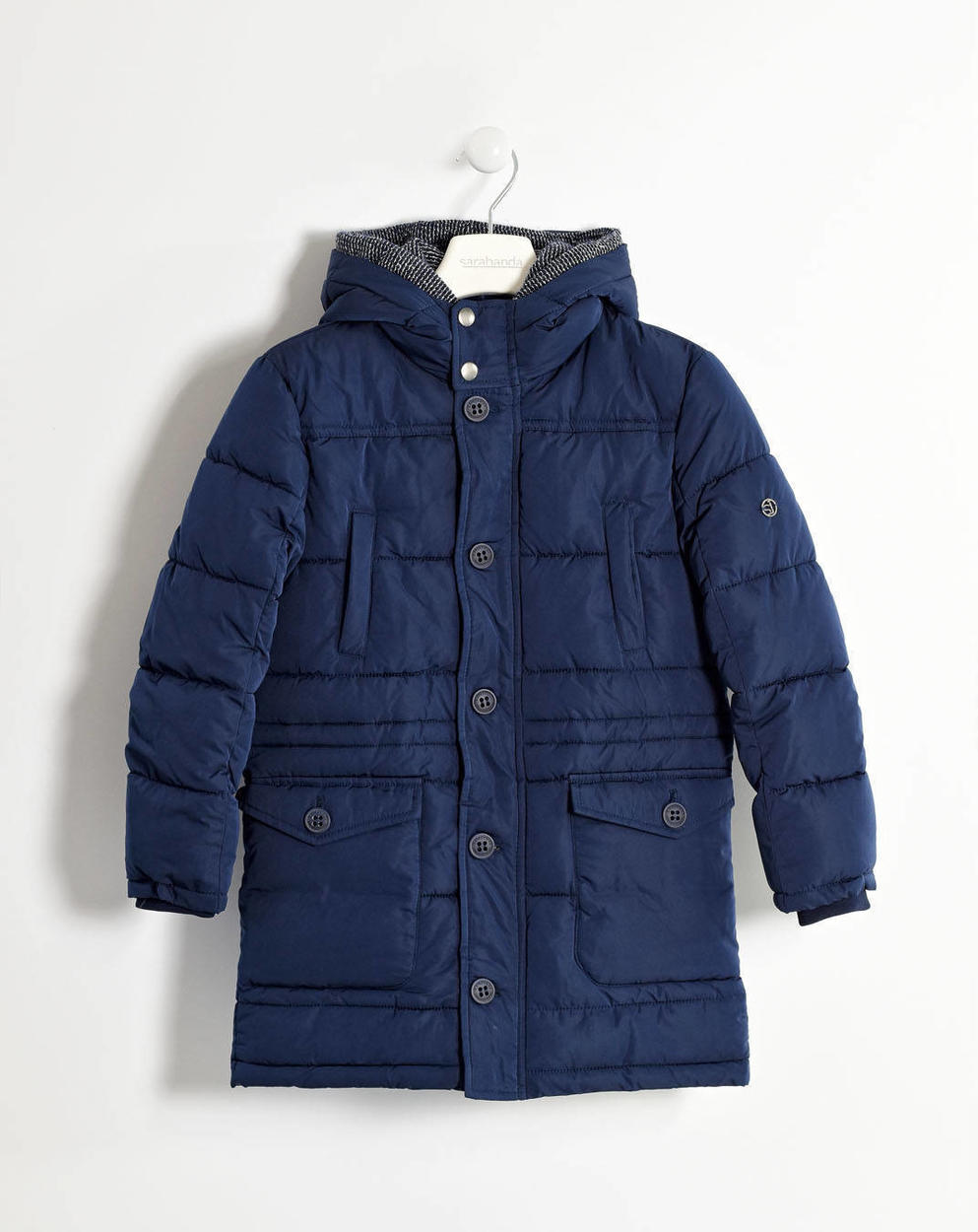 Giubbotto Trapuntato Invernale Con Cappuccio Per Ragazzi 3-14 Anni - Caldo E Antivento - Foto 7