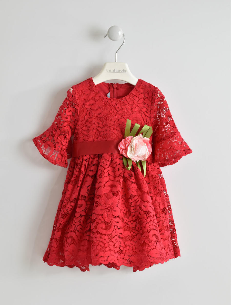 sarabanda vestito pizzo