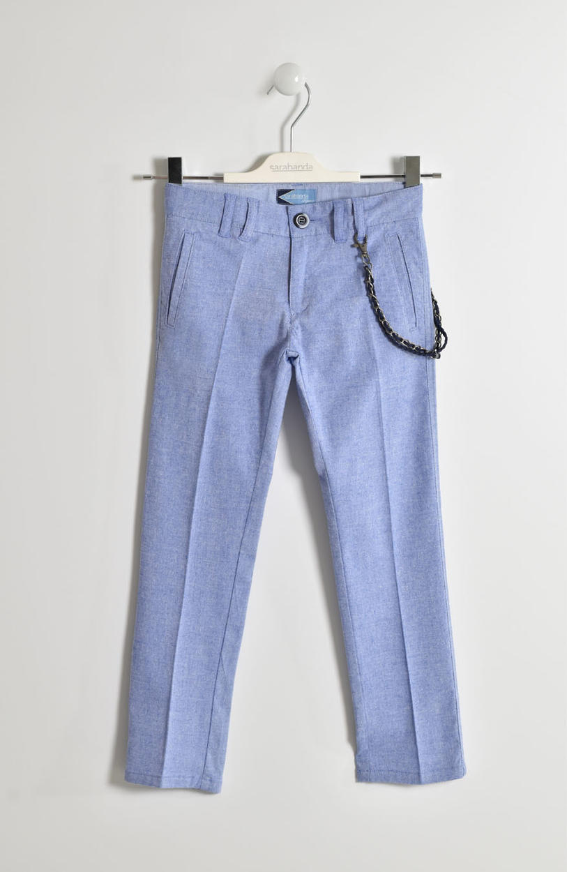 Elegante pantalone cerimonia in misto cotone stretch per bambino da 6 a 16  anni Sarabanda - PANTALONI - 3-16 Anni - Bambino