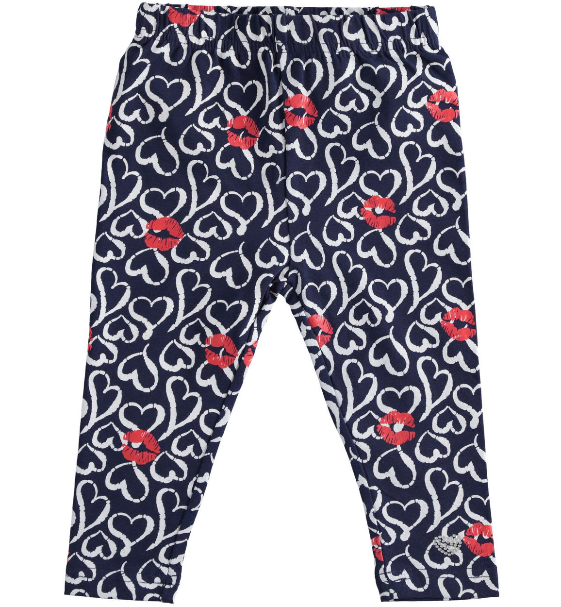 Leggings bambina in jersey stretch varie fantasie BLU Sarabanda-Promo