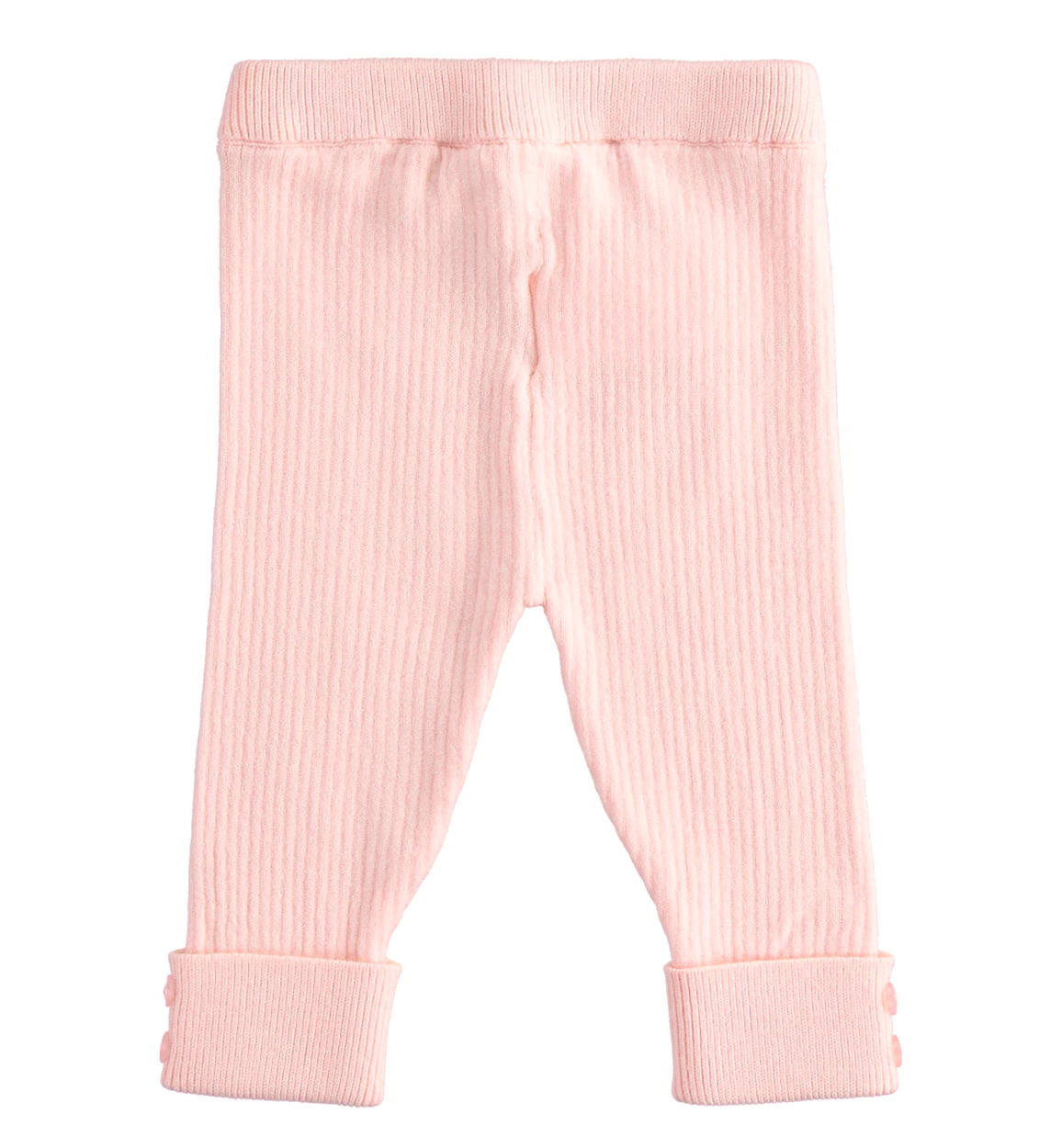 Leggings misto viscosa con lavorazione a costine per neonata da 0 a 24 mesi  Minibanda - Miniconf Shop