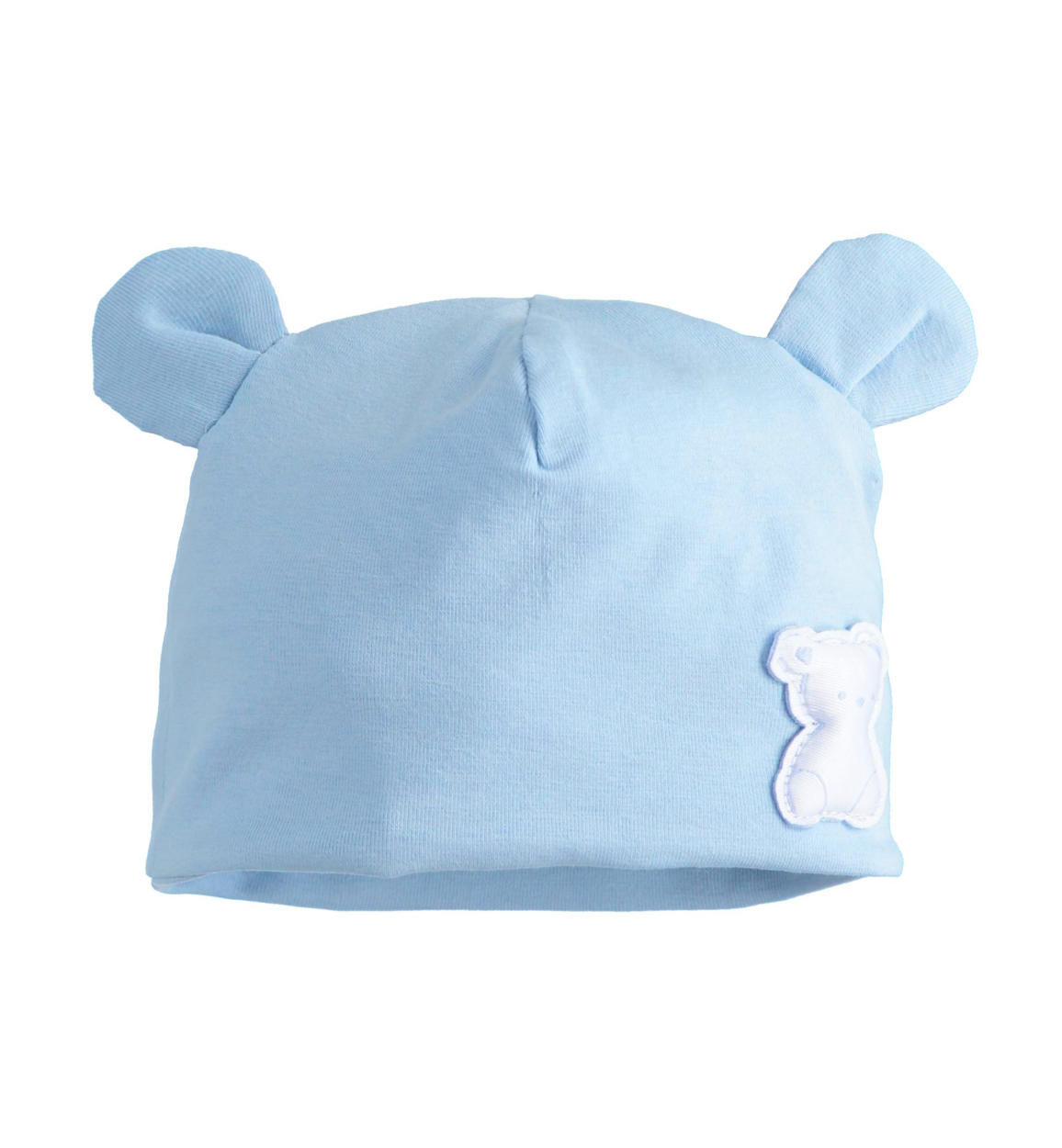 Cappello modello cuffia con simpatiche orecchie per neonato da 0 a 24 mesi  Minibanda - Miniconf Shop