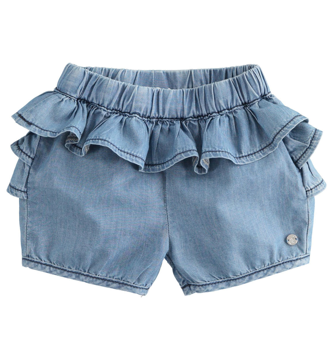 OVS Neonati Abbigliamento Pantaloni e jeans Shorts Pantaloncini Shorts in cotone elasticizzato neonata IANA 