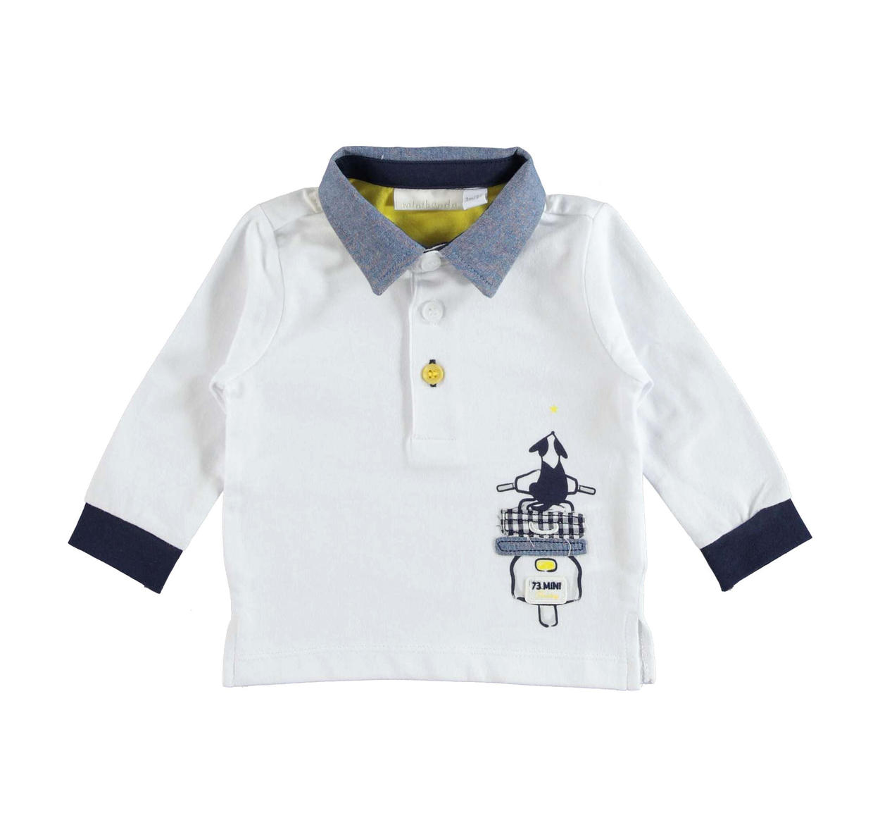 polo cotone manica lunga