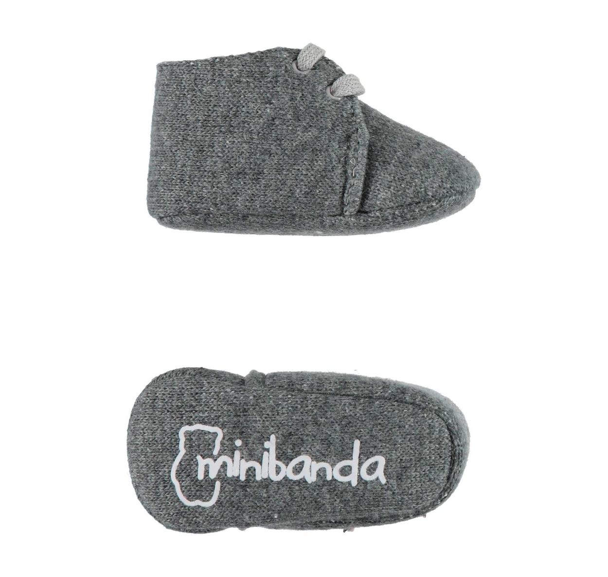 Scarpine in tricot misto lana per neonato da 0 a 24 mesi Minibanda -  Miniconf Shop