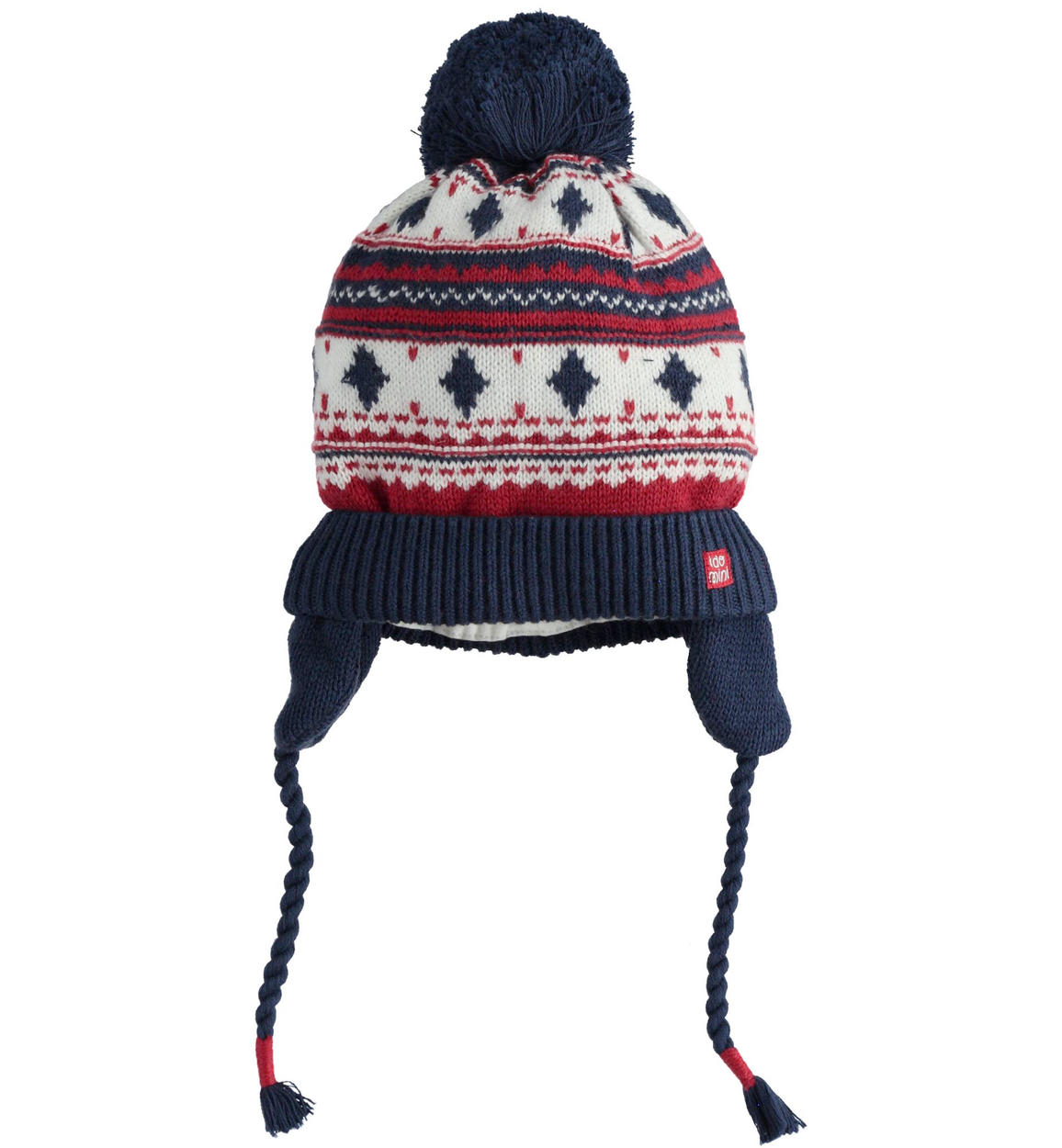 Cappello invernale neonato misto cotone e lana con paraorecchie per neonato  da 0 a 18 mesi iDO - Accessori - A/I - Bambino