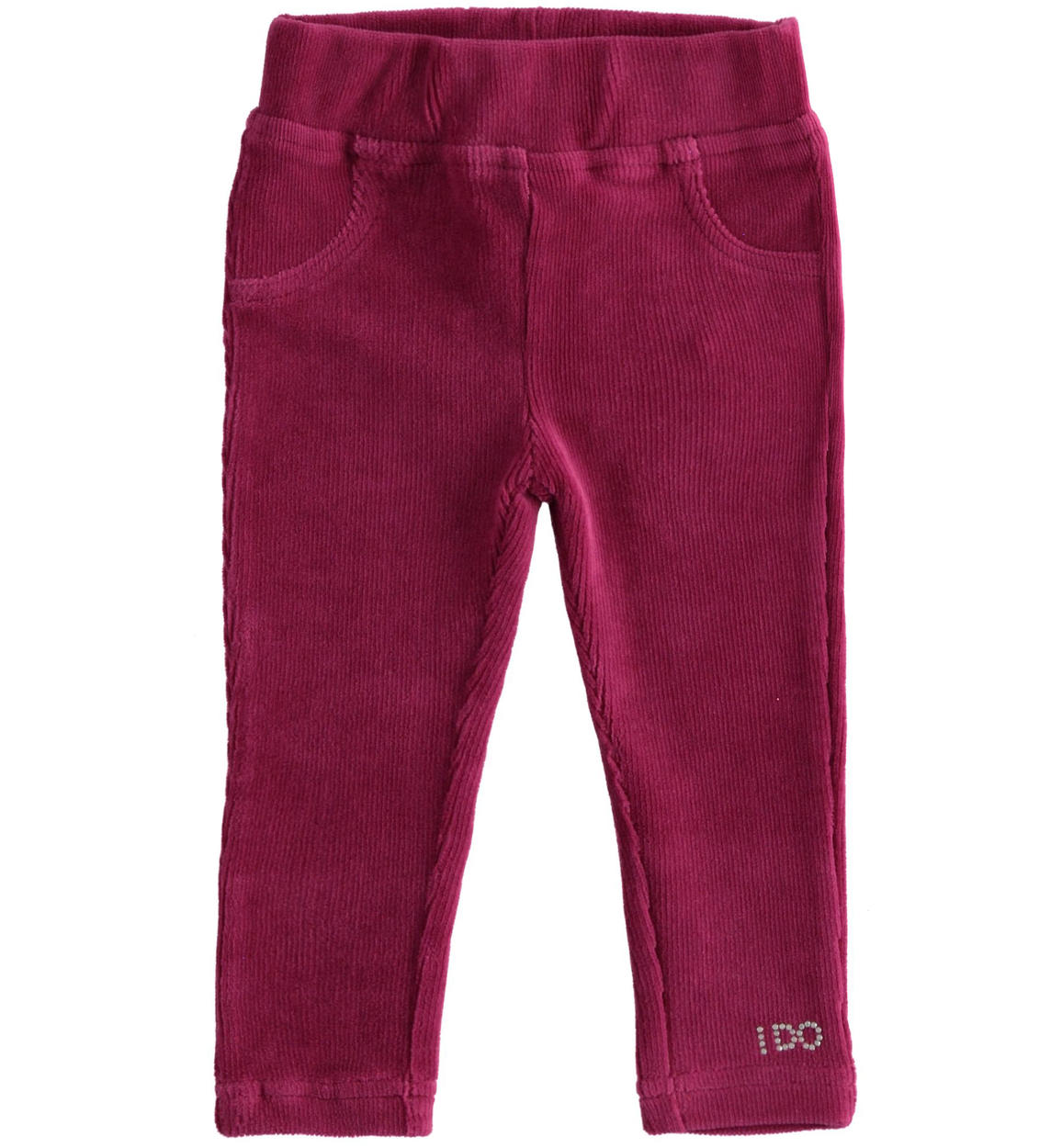 Pantalone in ciniglia effetto velluto per bambina da 6 mesi a 7 anni iDO -  PANTALONI - Bambina - iDO