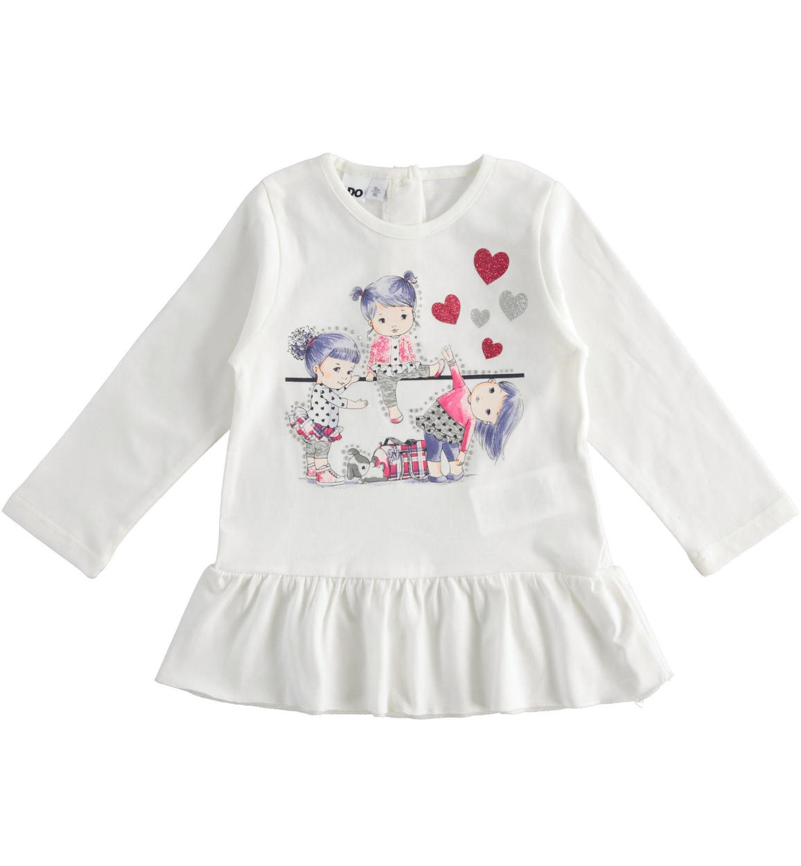 T-shirt Bambino Manica Lunga Fruit of the Loom FR610070 | Bybrand Roma