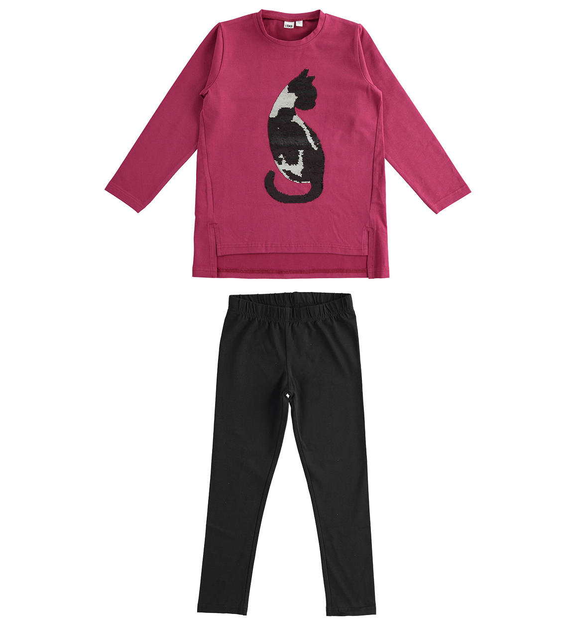 Exploding Kittens Zombie Set Top E Leggings Per Bambine – Stampa Scheletro, Halloween, Cotone 100%, Taglie 5-13 Anni Leggings Halloween Bambine - Foto 2