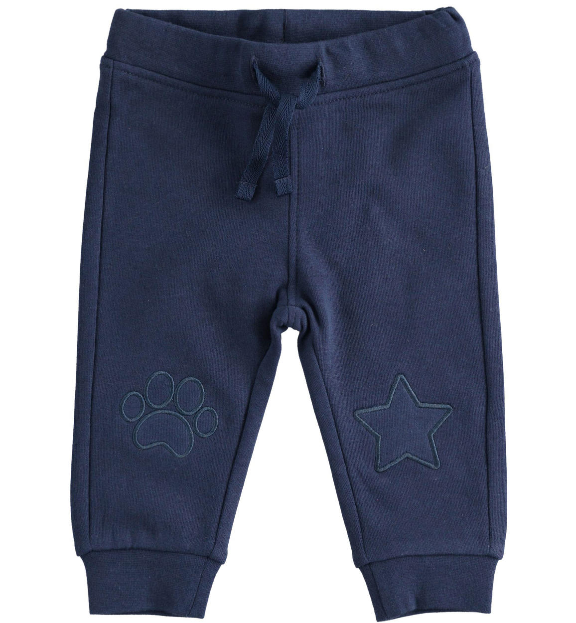 Pantalone in felpa invernale con toppe per bambino da 0 a 18 mesi iDO