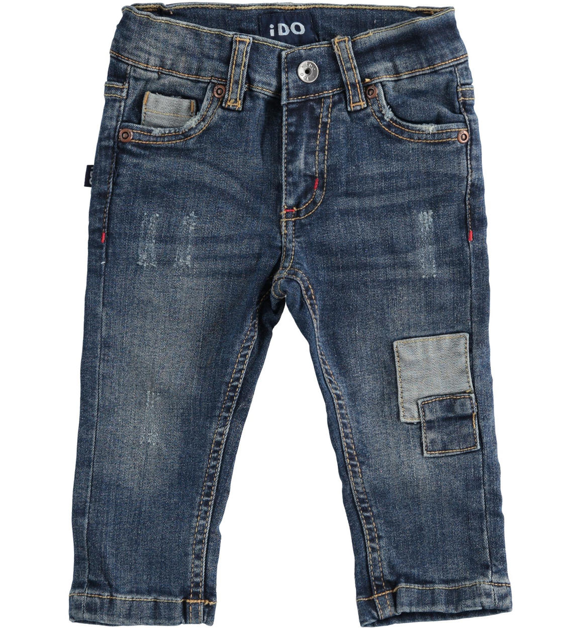 Pantalone in denim con toppe per bambino da 6 mesi a 7 anni iDO - Miniconf  Shop