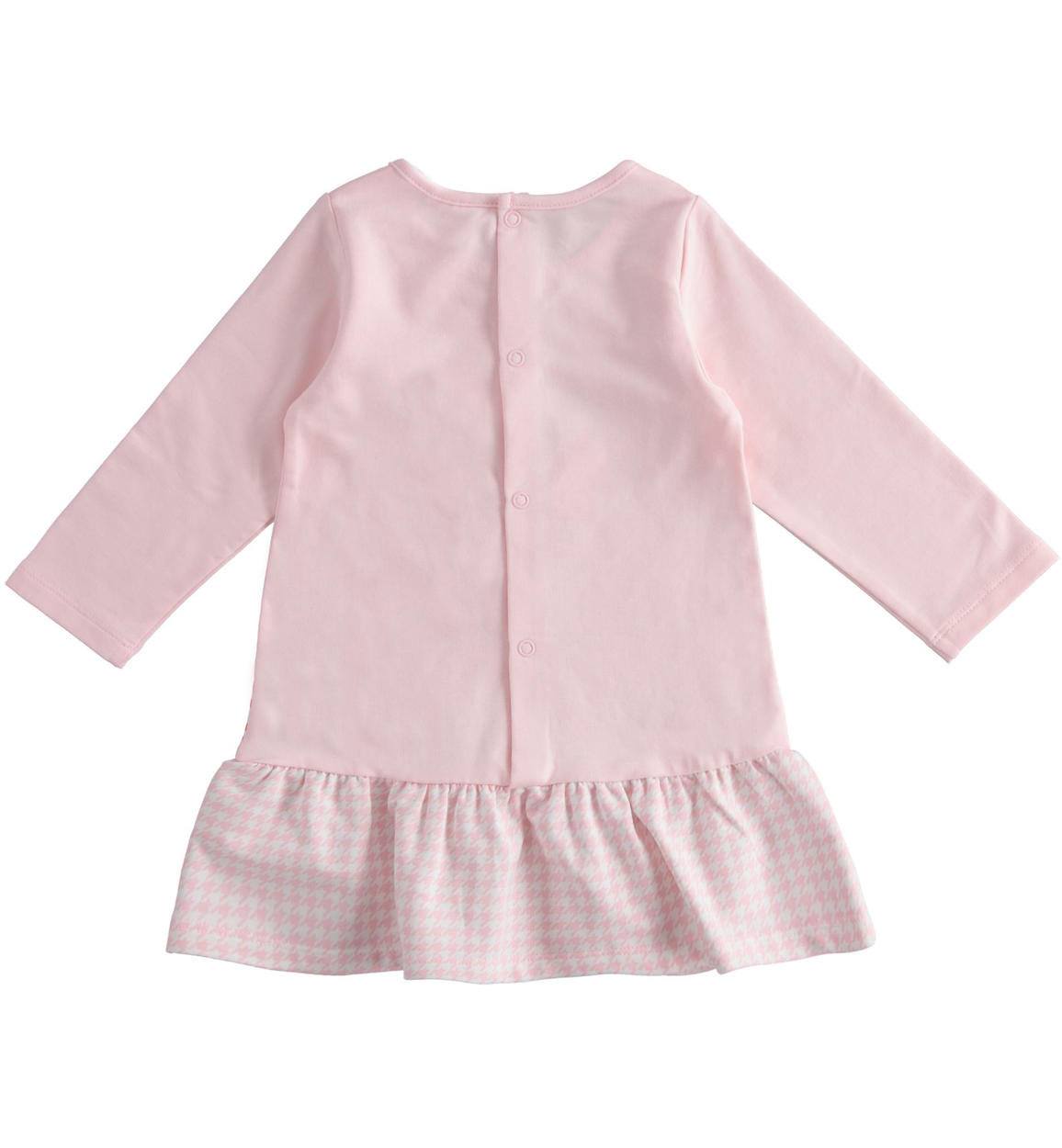 Abito Bing in felpa di cotone strech per bambina da 12 mesi a 5 anni iDO -  Miniconf Shop