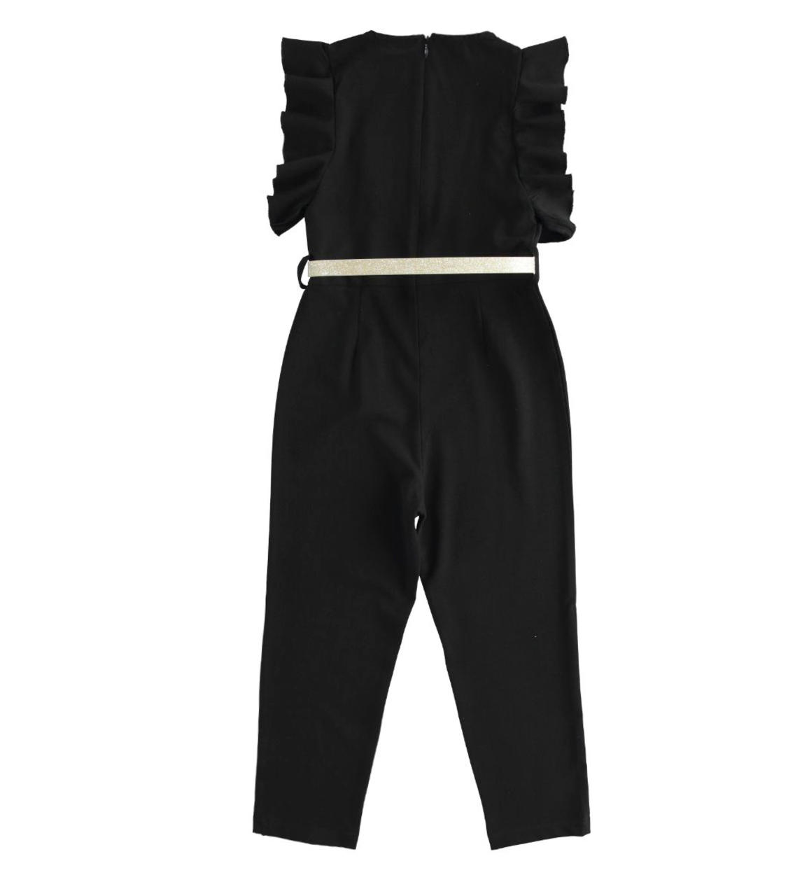 Elegante jumpsuit con cintura per bambina da 6 a 16 anni iDO