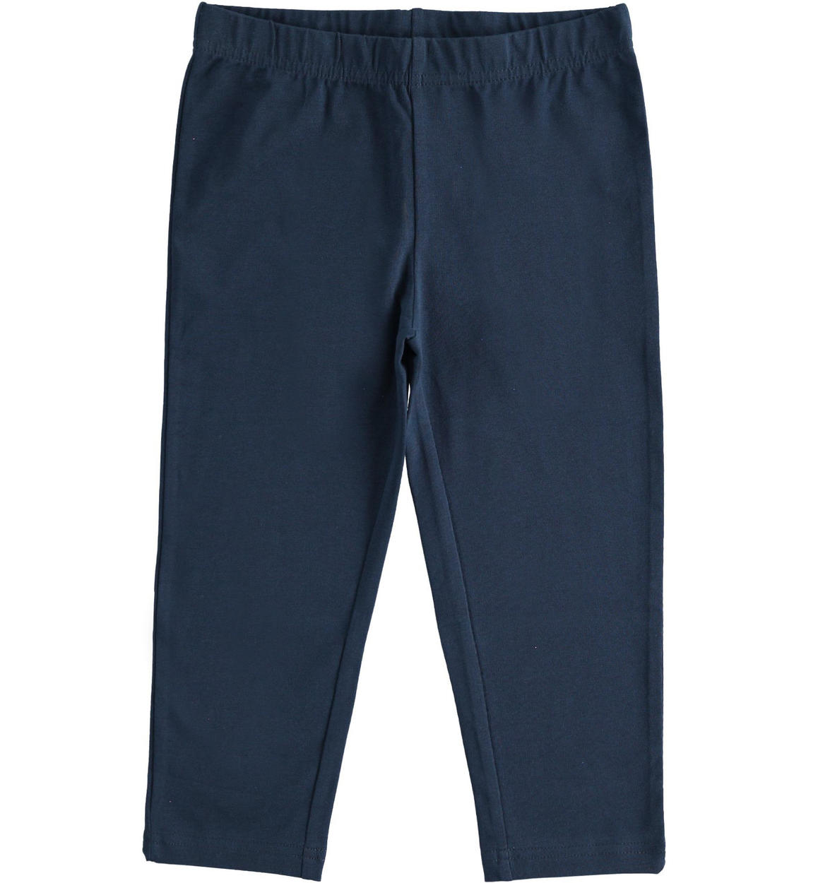 Leggings bambina modello pescatora in jersey stretch BLU iDO