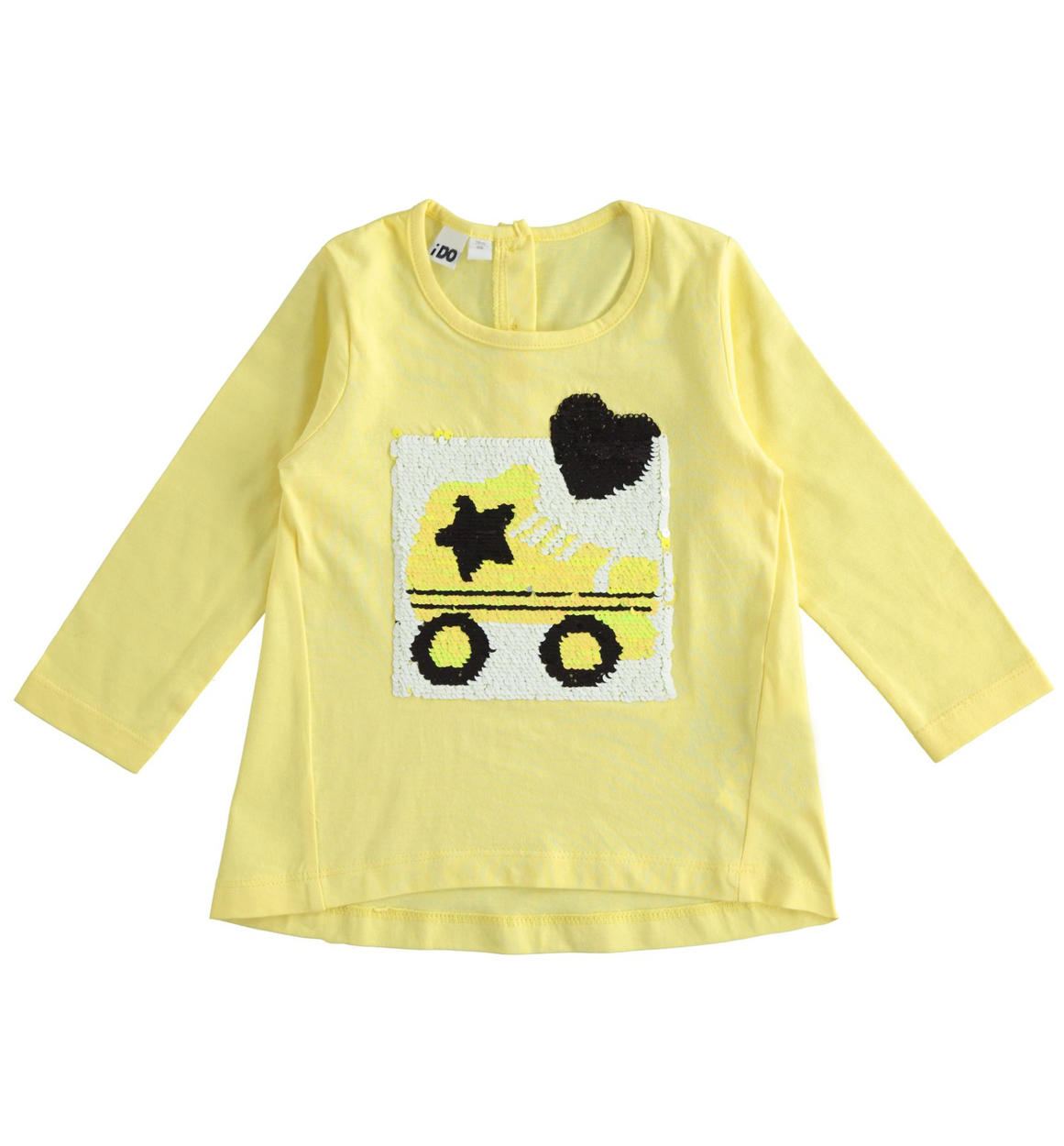 Maglietta bimba con paillettes reversibili outlet