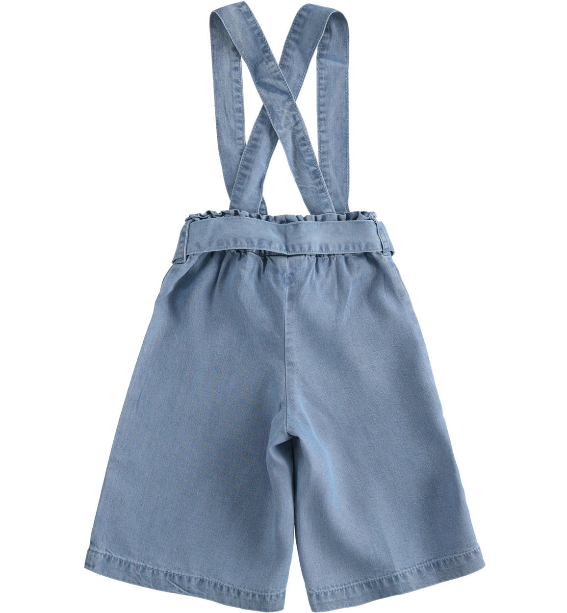 Salopette Bambini Unisex In Denim Morbido - Con Bretelle | Taglie 9 Mesi-5 Anni | Cotone Comodo